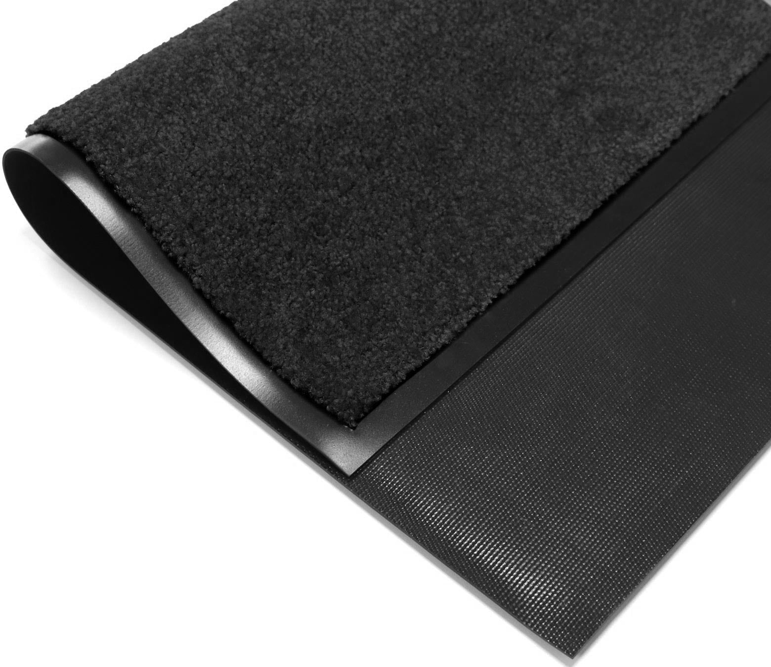 Primaflor-Ideen in Textil Fußmatte »Schmutzfangmatte CLEAN PRO, Made in Belgium«, rechteckig, 8 mm Höhe, Uni-Farben, UV-beständig, strapazierfähig, waschbar