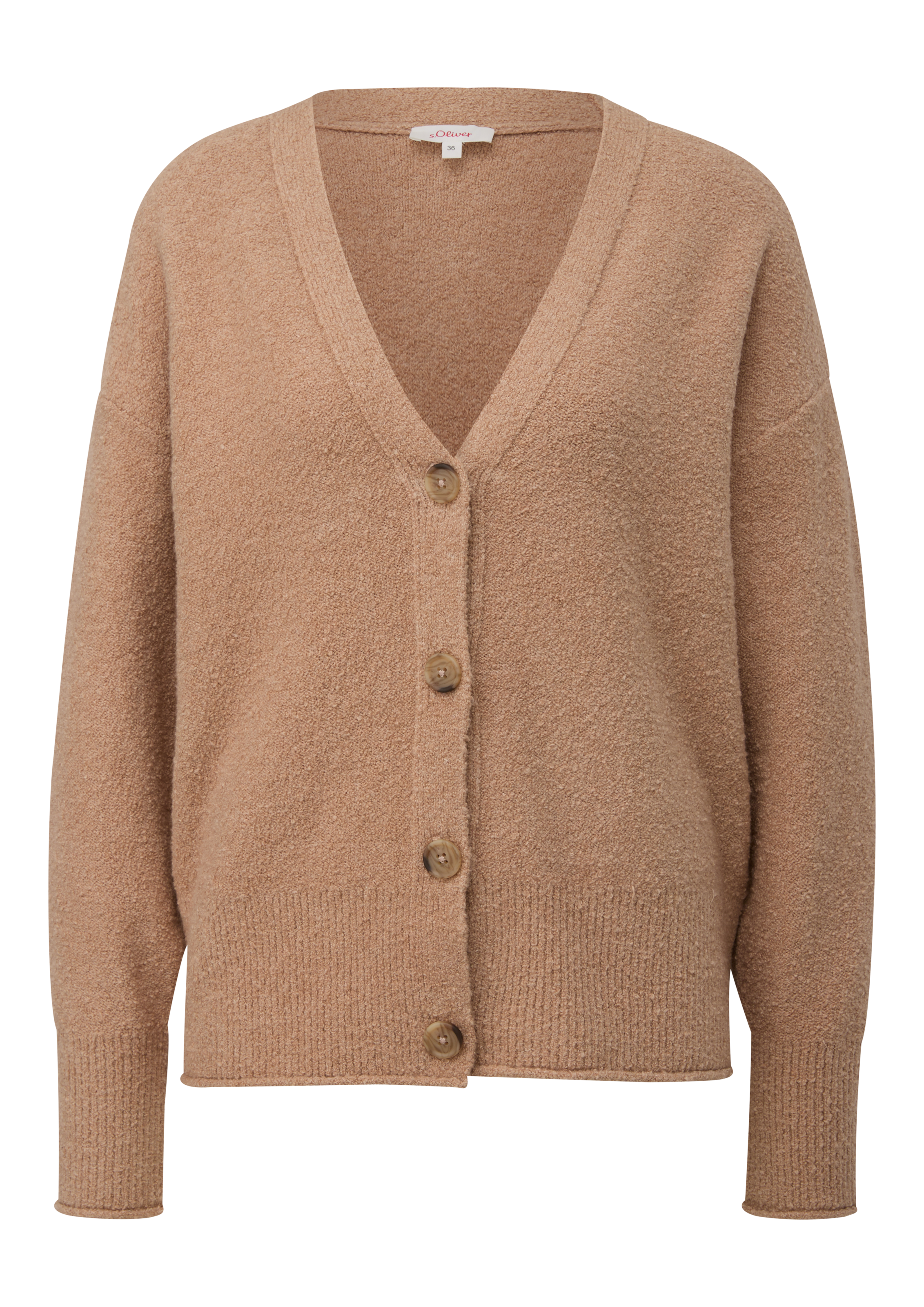 s.Oliver Strickjacke, mit V-Ausschnitt und Knopfleiste