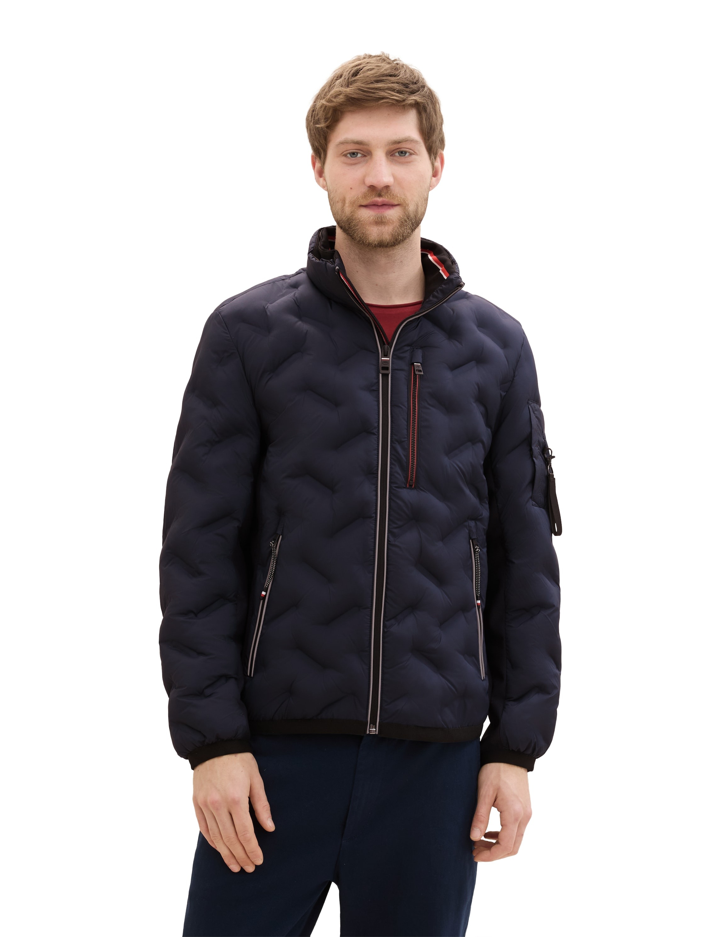 TOM TAILOR Hybridjacke, mit Kapuze, mit abnehmbarer Kapuze