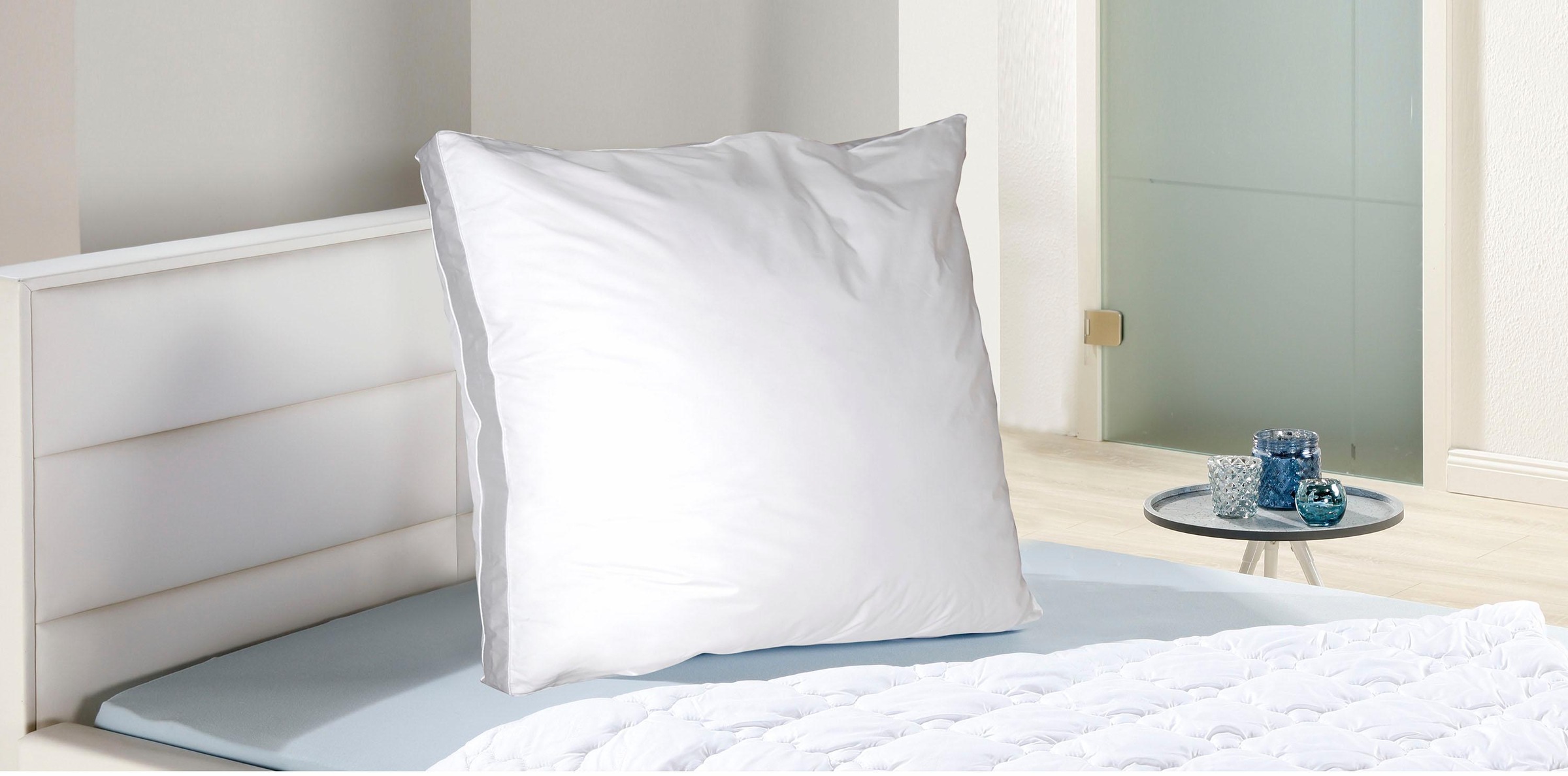 KBT Bettwaren 3-Kammer-Kopfkissen »Wellness Hybrid« Füllung: Polyester & Fe günstig online kaufen