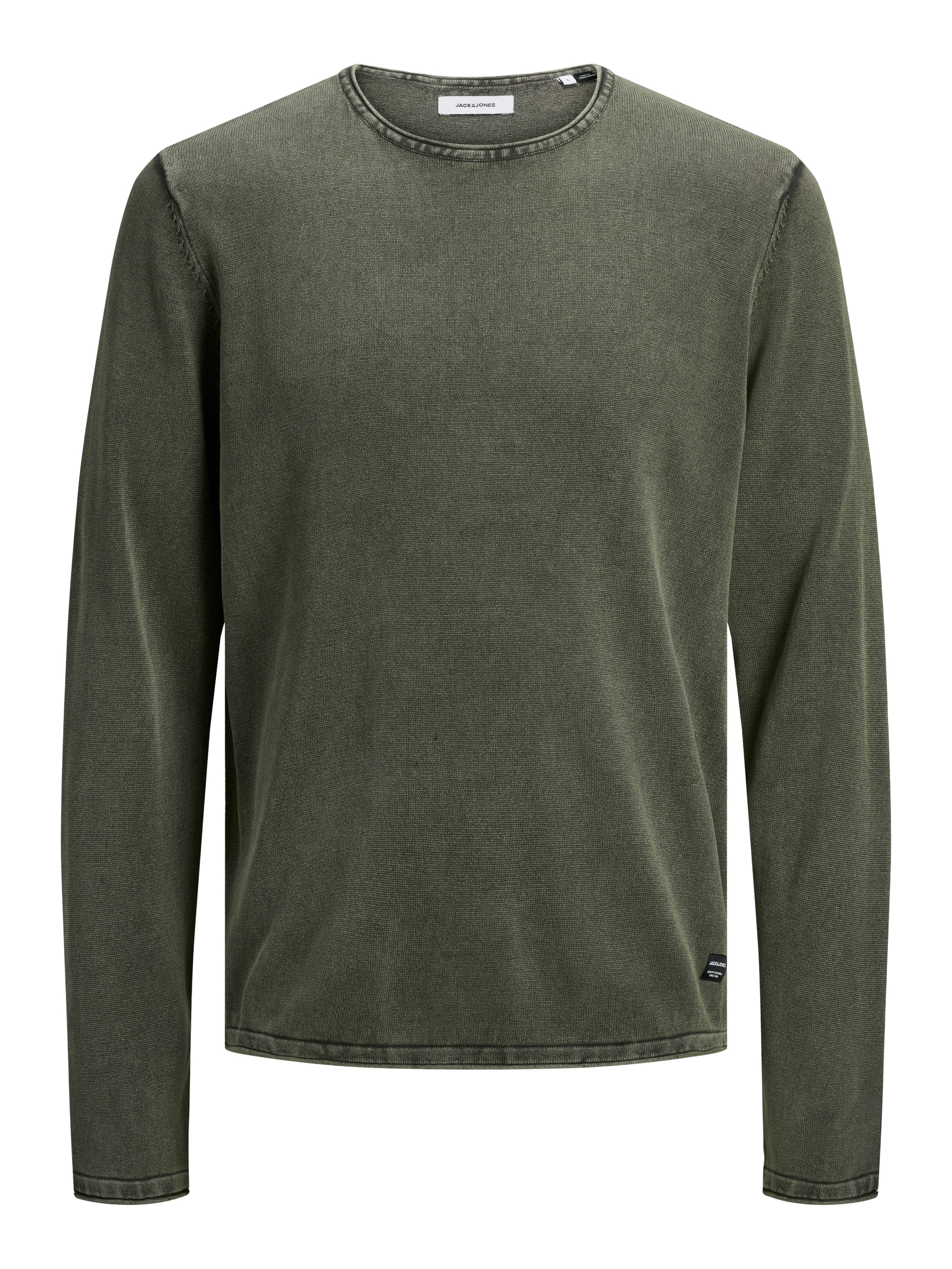 Jack & Jones Strickpullover »JJELEO KNIT CREW NECK NOOS« mit Rundhalsausschnitt