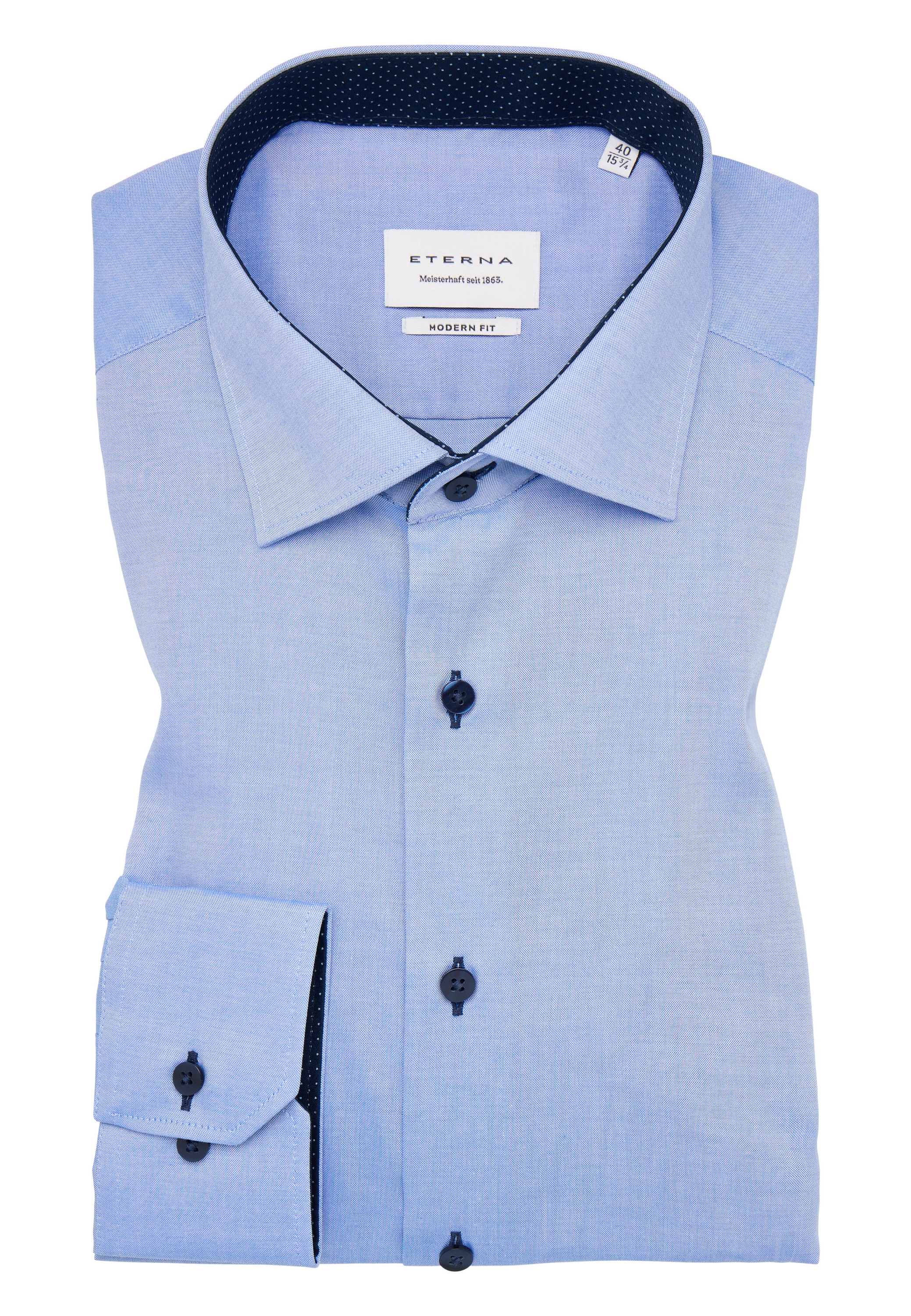 Eterna Langarmhemd »MODERN FIT« NON IRON (bügelfrei)