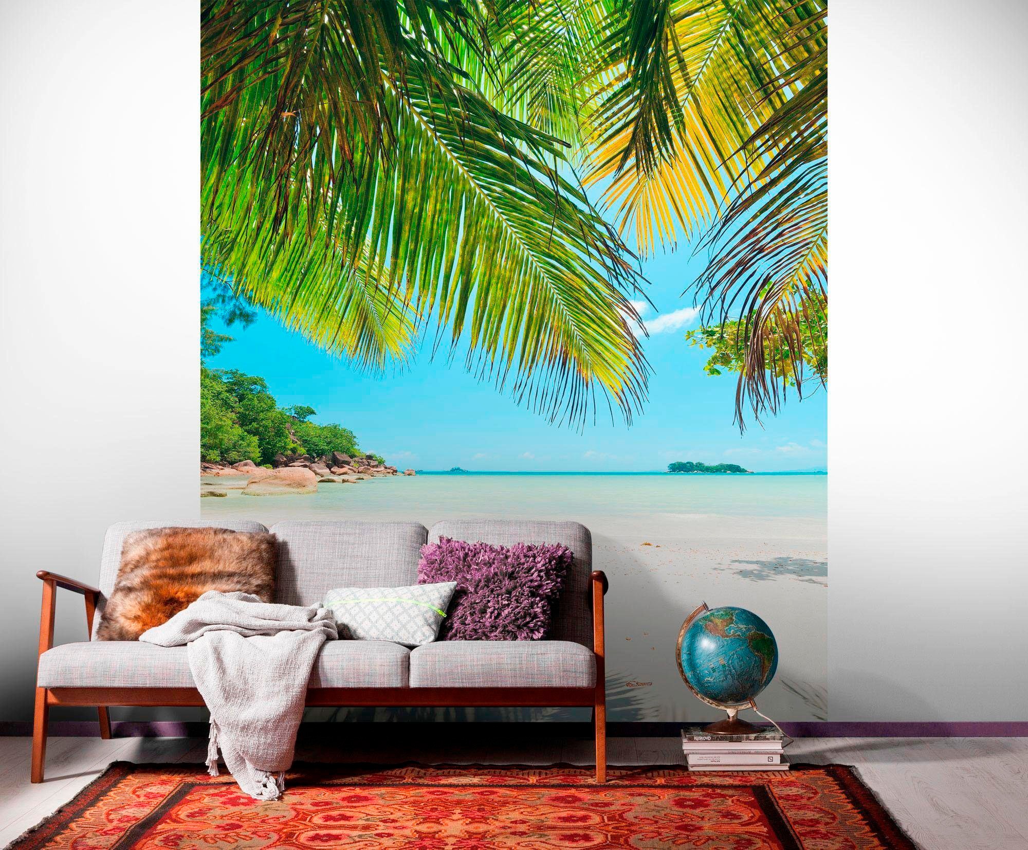 Komar Vliestapete »Under The Palmtree«, 200x250 cm (Breite x Höhe), Vliesta günstig online kaufen