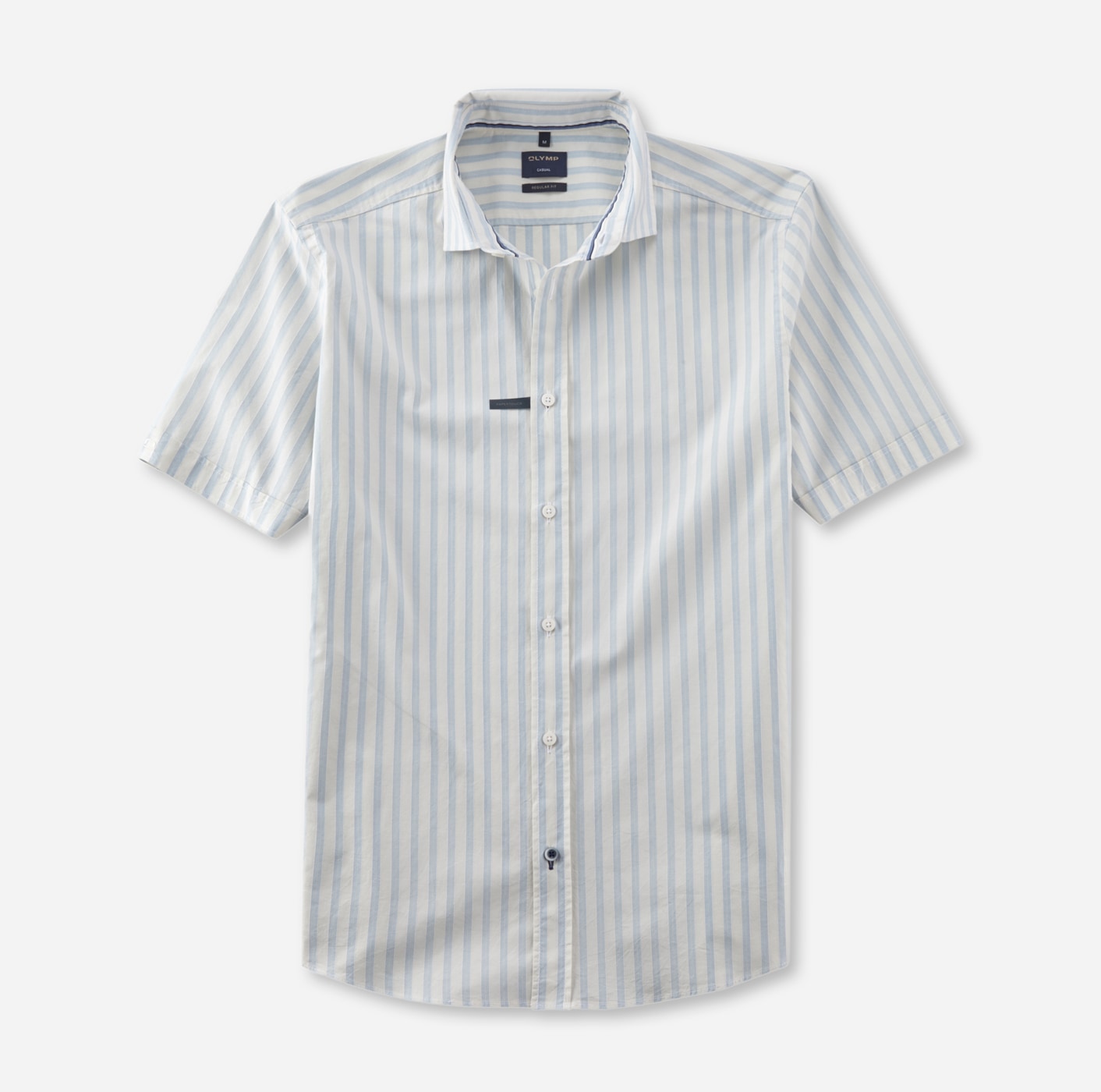 OLYMP Kurzarmhemd fein gestreift