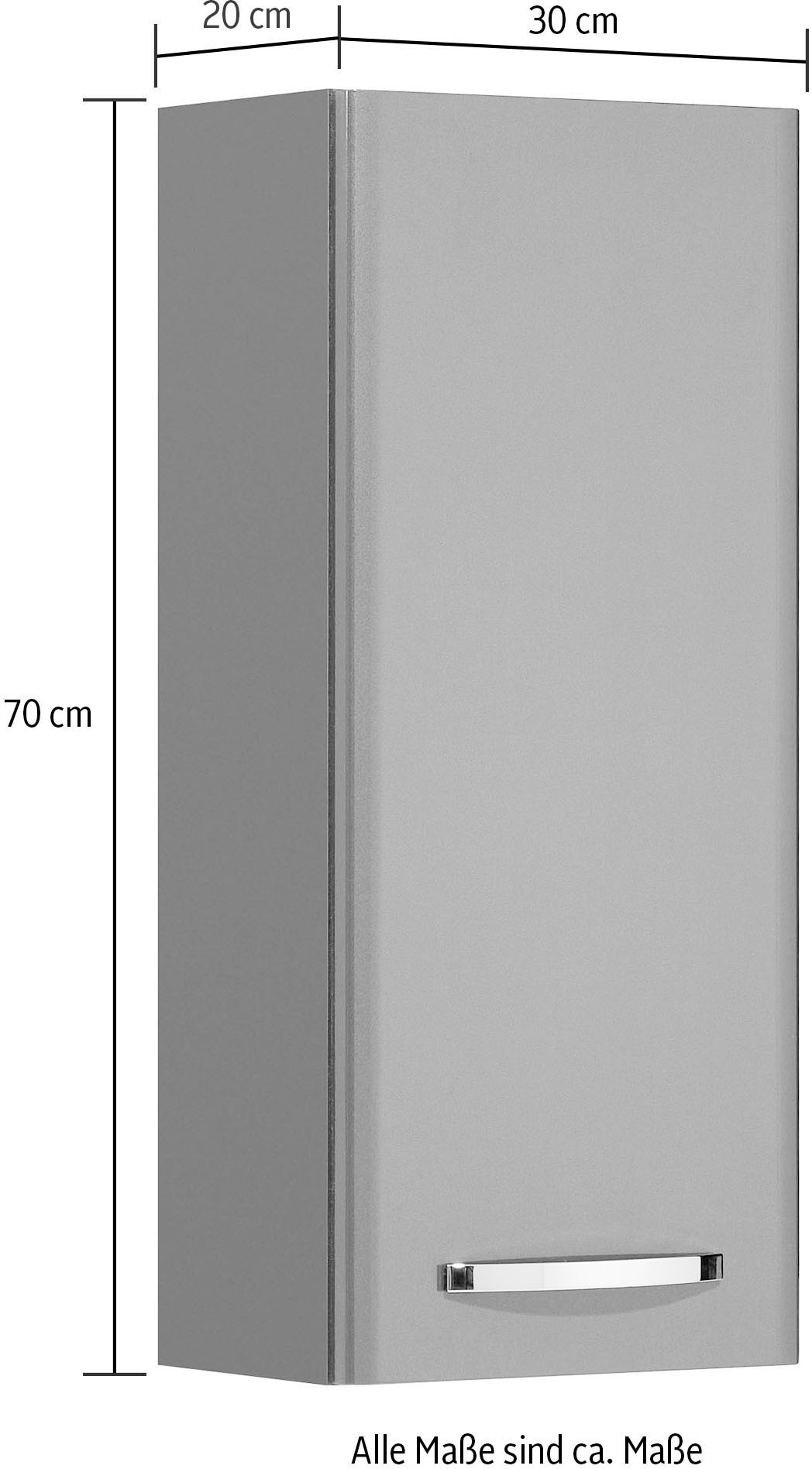 Saphir Badmöbel-Set »Quickset 327 5-teilig, Waschbeckenunterschrank und LED-Spiegelschrank« Set, 5 Stk. tlg.