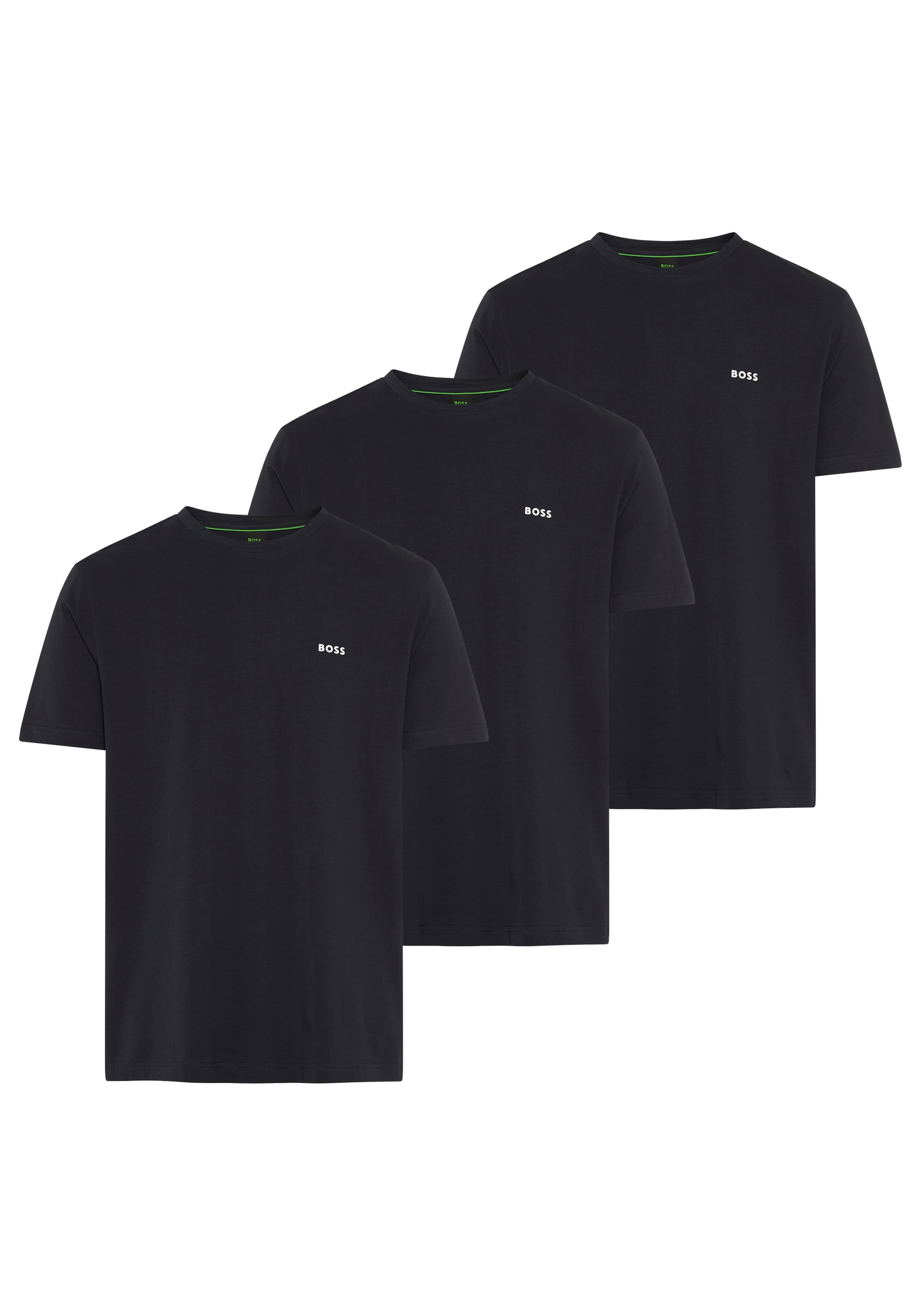 BOSS GREEN T-Shirt »Tee 3Pack Regular Fit« Packung, 3er-Pack, 3 Stretch Jersey Cotton, Logo on Chest, Sparpackung