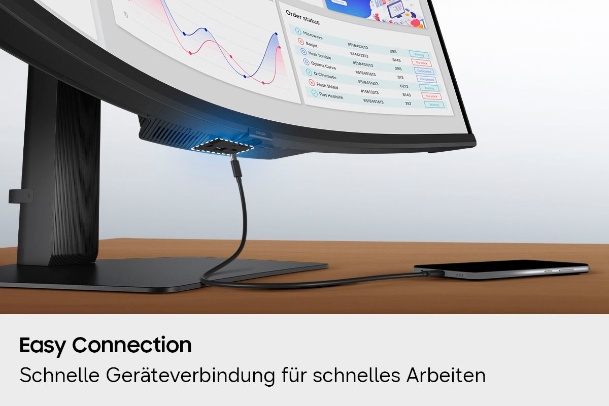 Samsung Curved-LED-Monitor »S40H850TAU« 100 cm/40 ″  5120 x 2160 px 4 Reaktionszeit 144 Hz