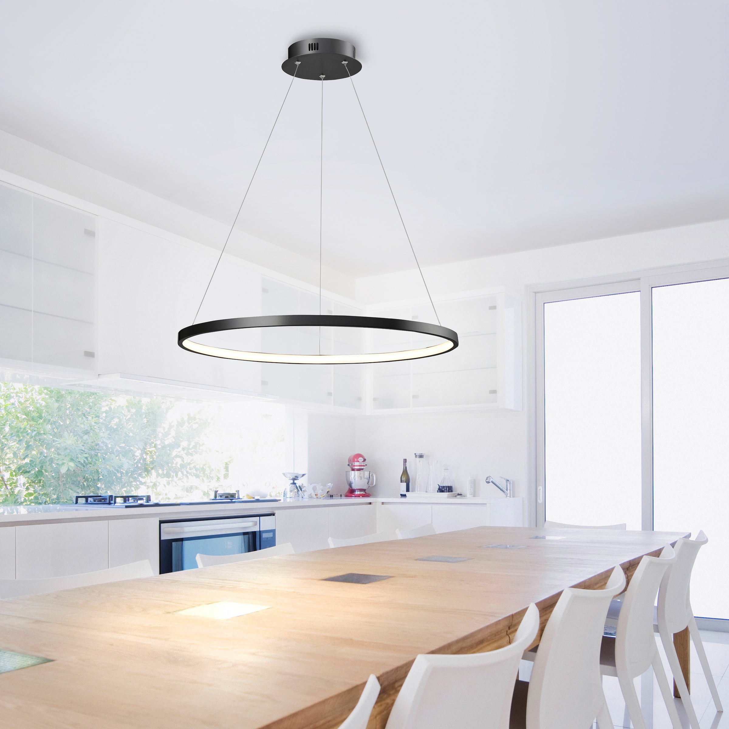 Places of flammig-flammig, Style Pendelleuchte modern LED kaufen 1 Hängelampe online »Raylan«, LED Ring
