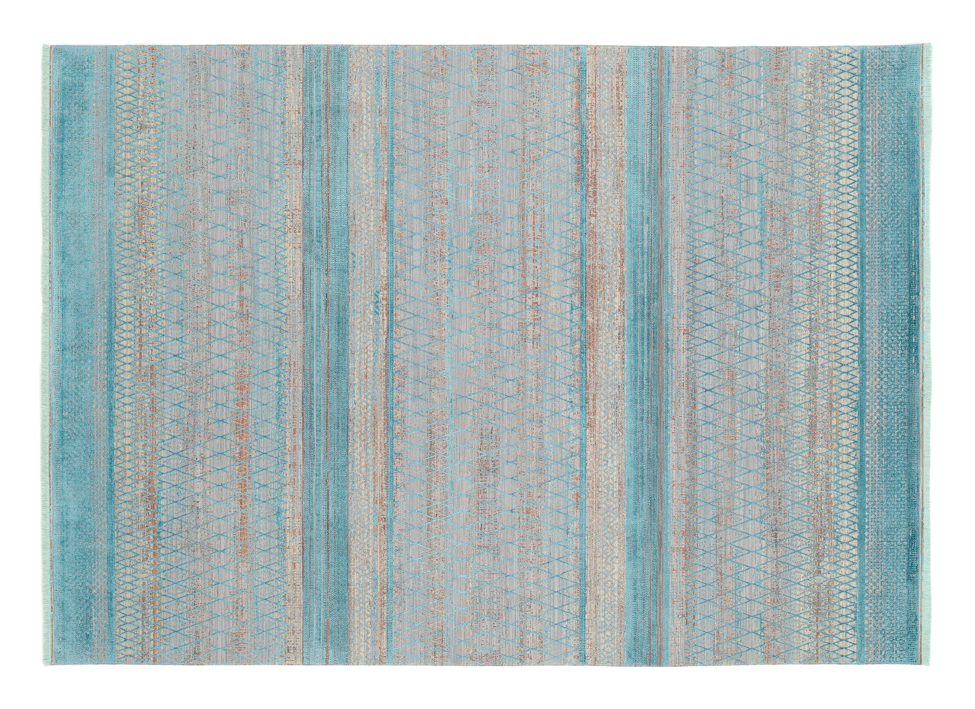OCI DIE TEPPICHMARKE Teppich »FARBEN MASTER«, rechteckig, 8 mm Höhe, Klassisches Muster, eingefasst, in 3-D-Optik