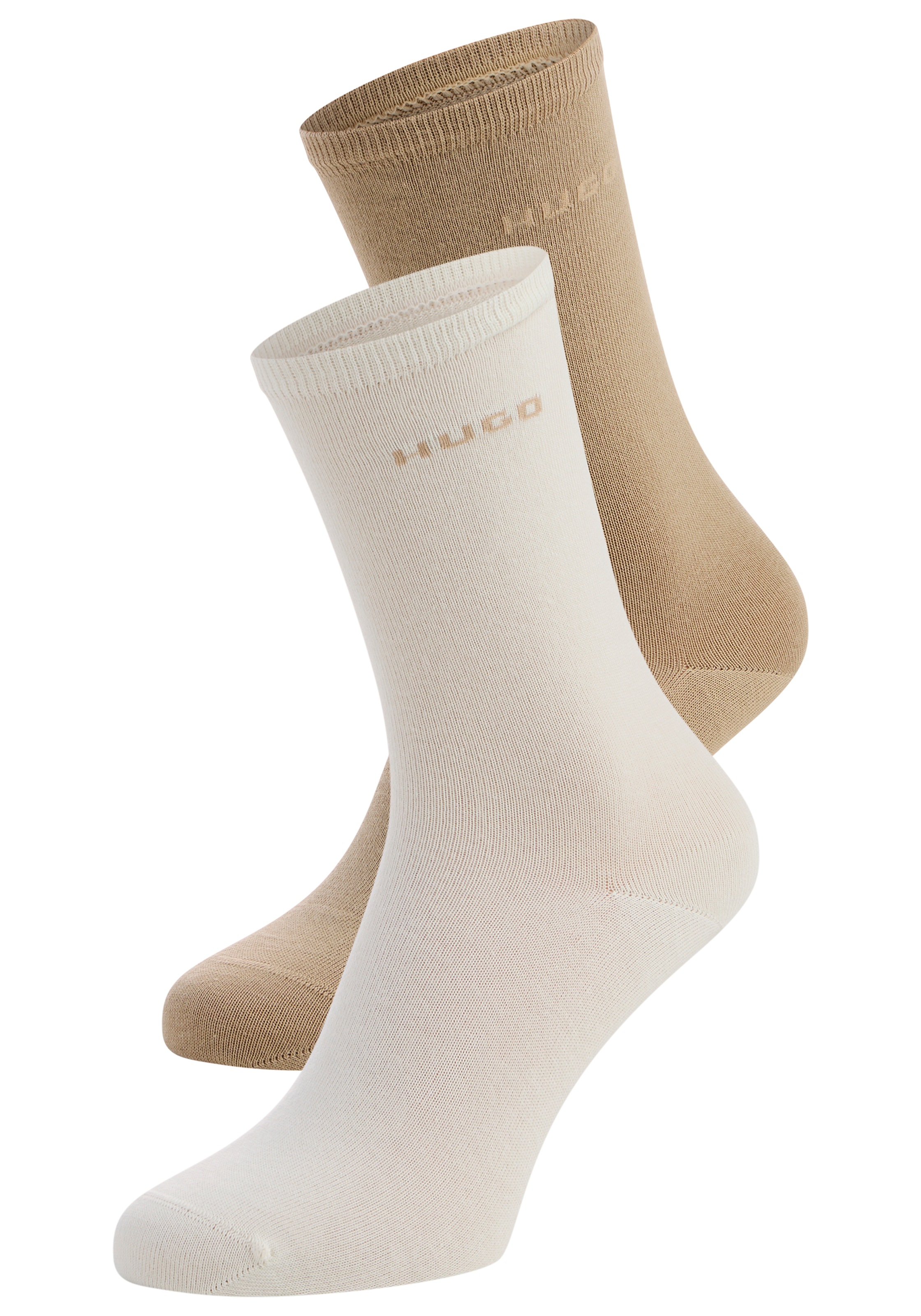 HUGO Underwear Socken »RS UNI LOGO« 2 Paar tlg. mittelhoh, aus Baumwoll-Mix mit Logos