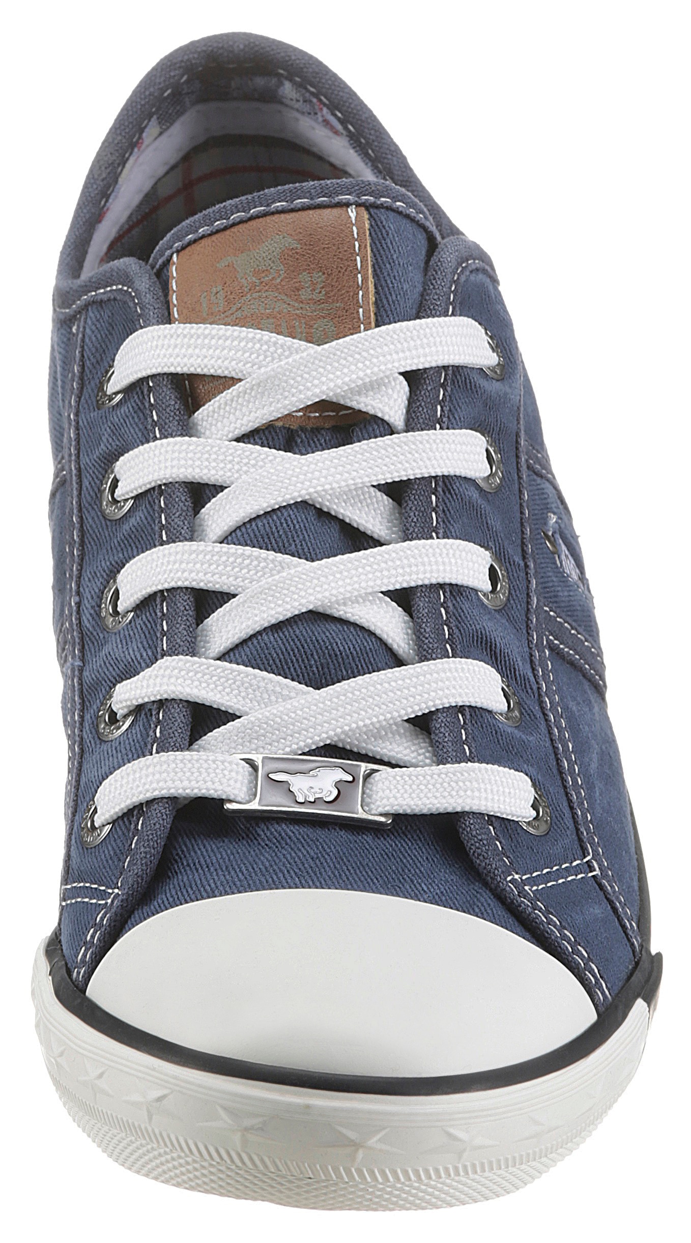 Mustang Shoes Sneaker, Freizeitschuh, Halbschuh, Schnürschuh mit Mustang Markenlabel