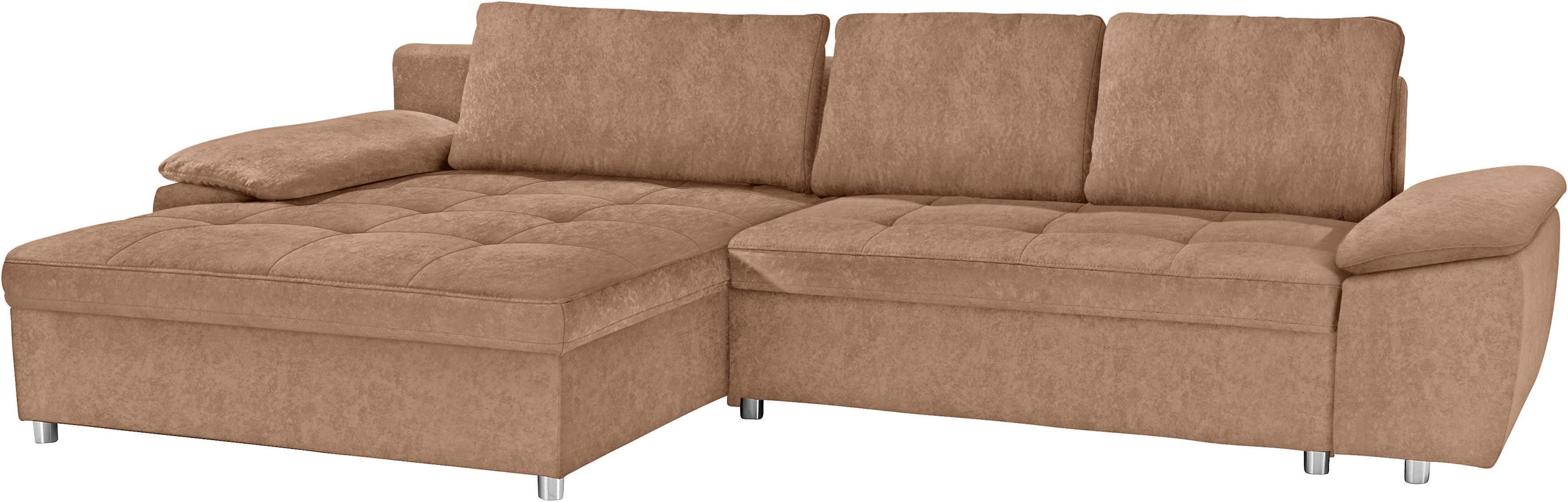 sit&more Ecksofa »Labene L-Form«, wahlweise mit Bettfunktion und Bettkasten, auch als XXL-Variante