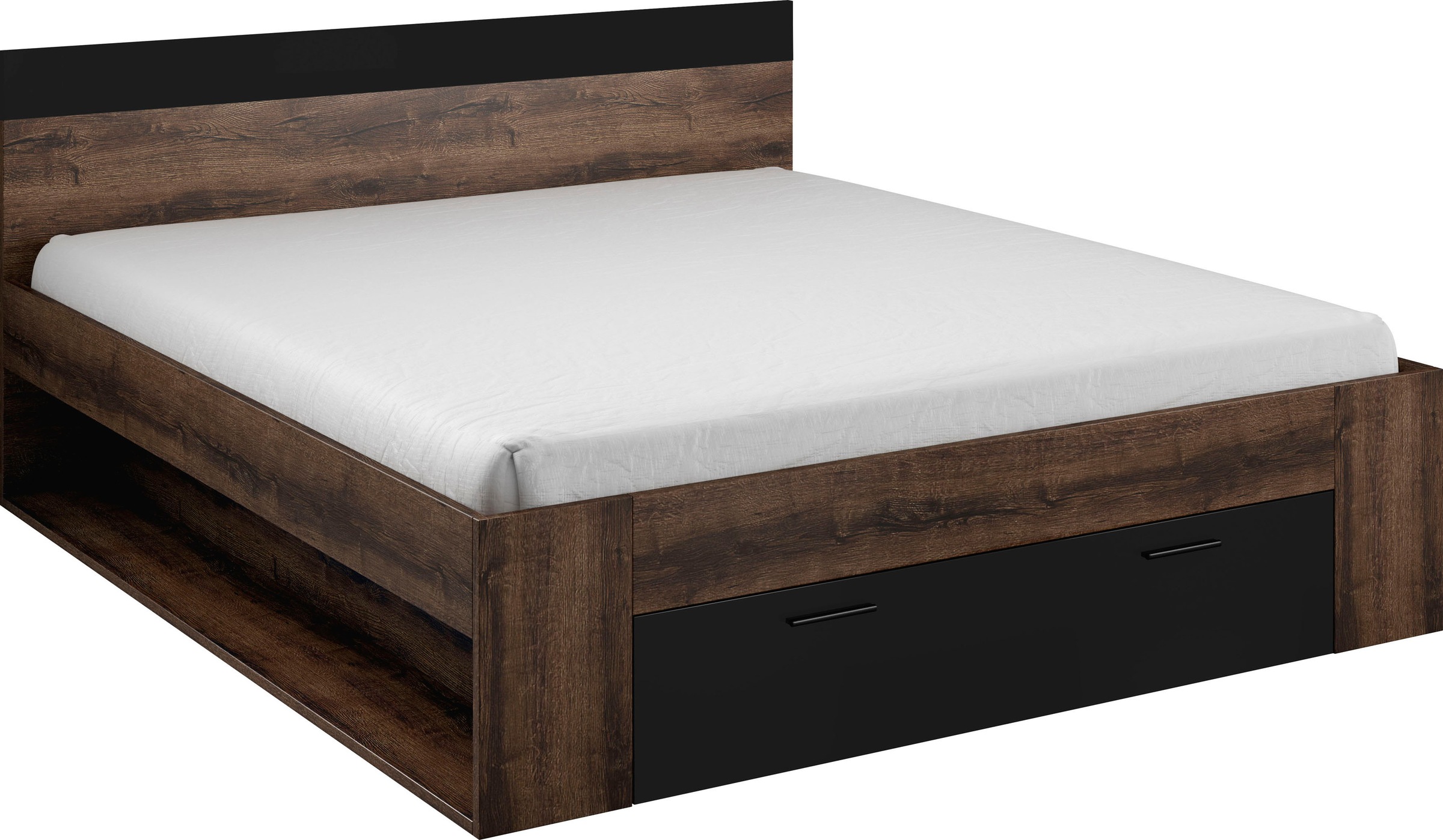 Home affaire Stauraumbett "Beta, Breite 160 oder 180cm, moderne Bettanlage günstig online kaufen