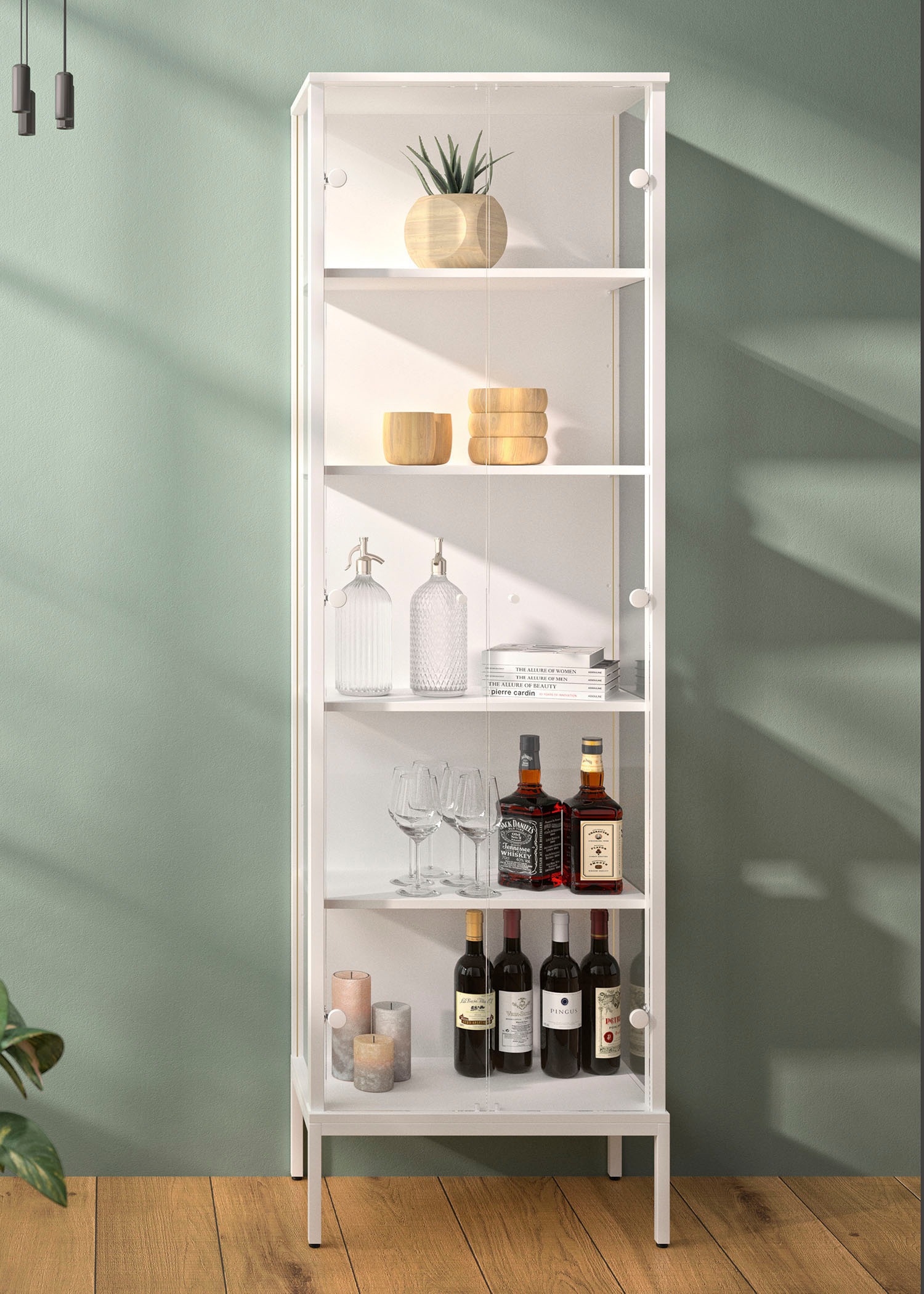 fif möbel Vitrine »STEP«, (1 St.), Standvitrine, Vitrinenschrank, Glasvitri günstig online kaufen