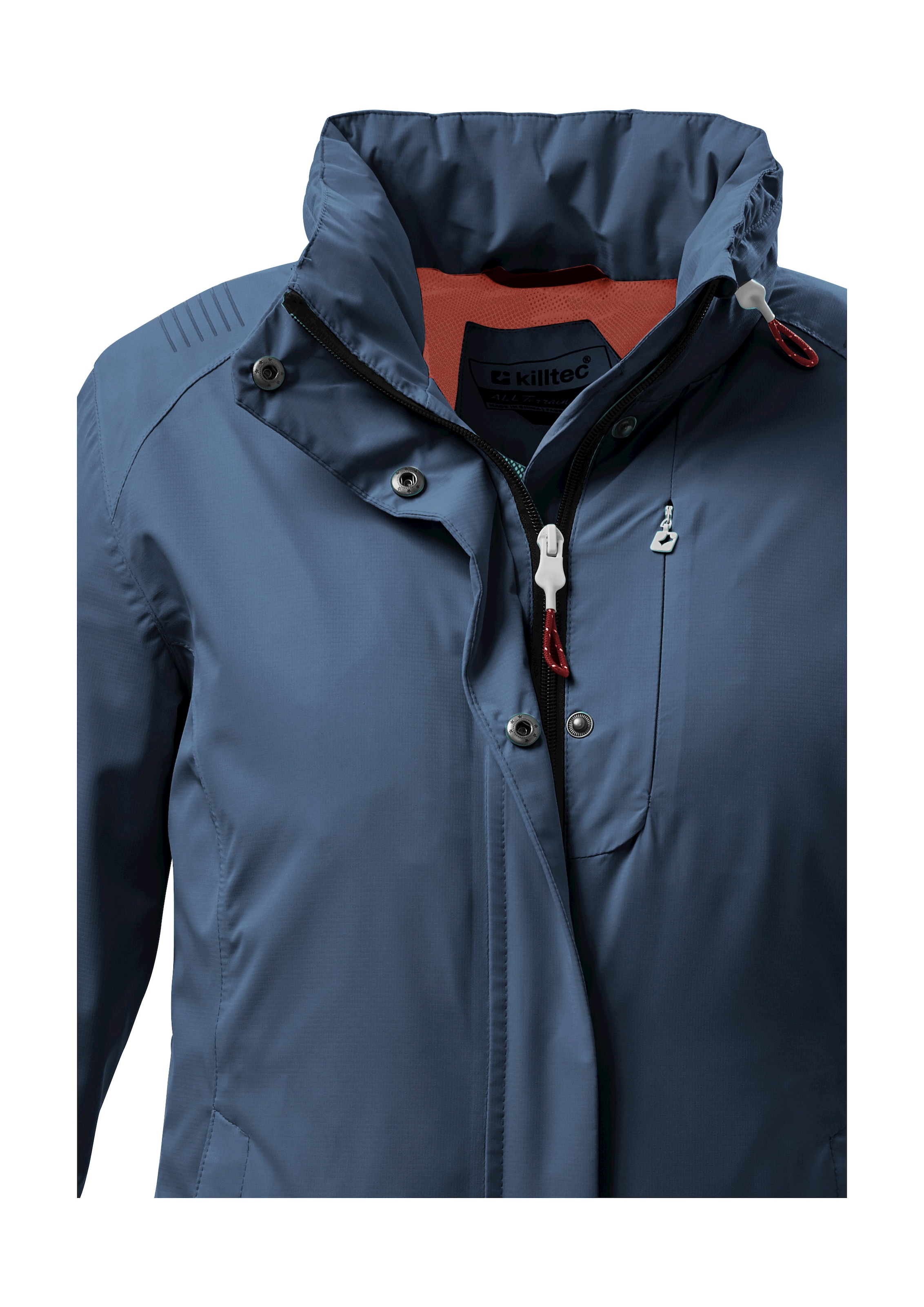 Killtec Outdoorjacke »KOS 25 WMN JCKT«, Leichte, wasserdichte, atmungsaktive Funktionsjacke mit Reflexionen