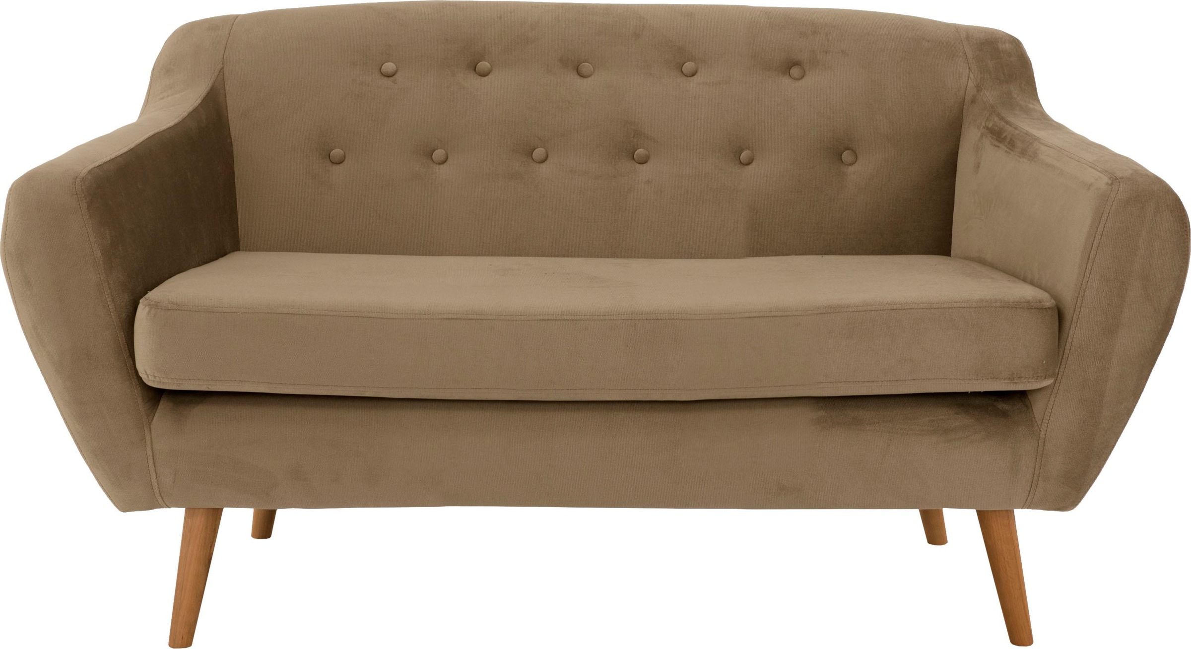 Home affaire 2-Sitzer »Renne« mit Heftung im Rücken im skandinavischem Stil günstig online kaufen