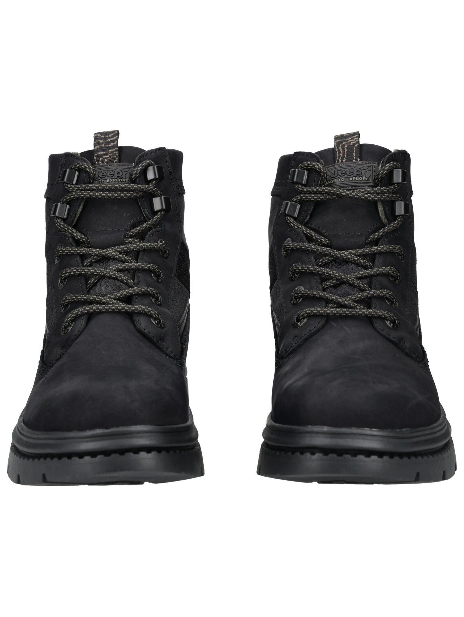 Jeep Schnürstiefelette »Jeep Stiefelette Leder/Textil«