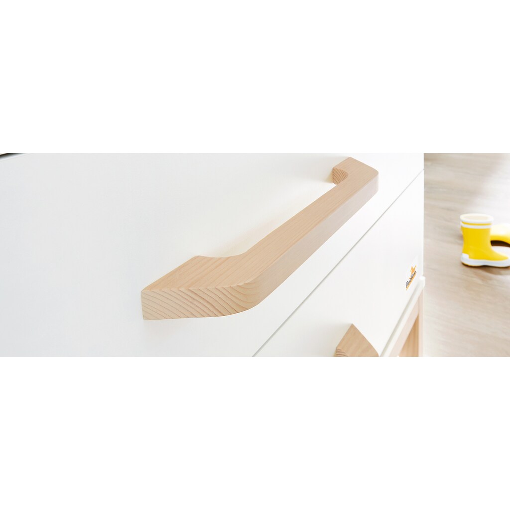 Pinolino® Babyzimmer-Komplettset »Light«, (Set, 3 St., Gitterbett, Kleiderschrank. Wickelkommode), breit groß; mit Kinderbett, Schrank und Wickelkommode; Made in Europe