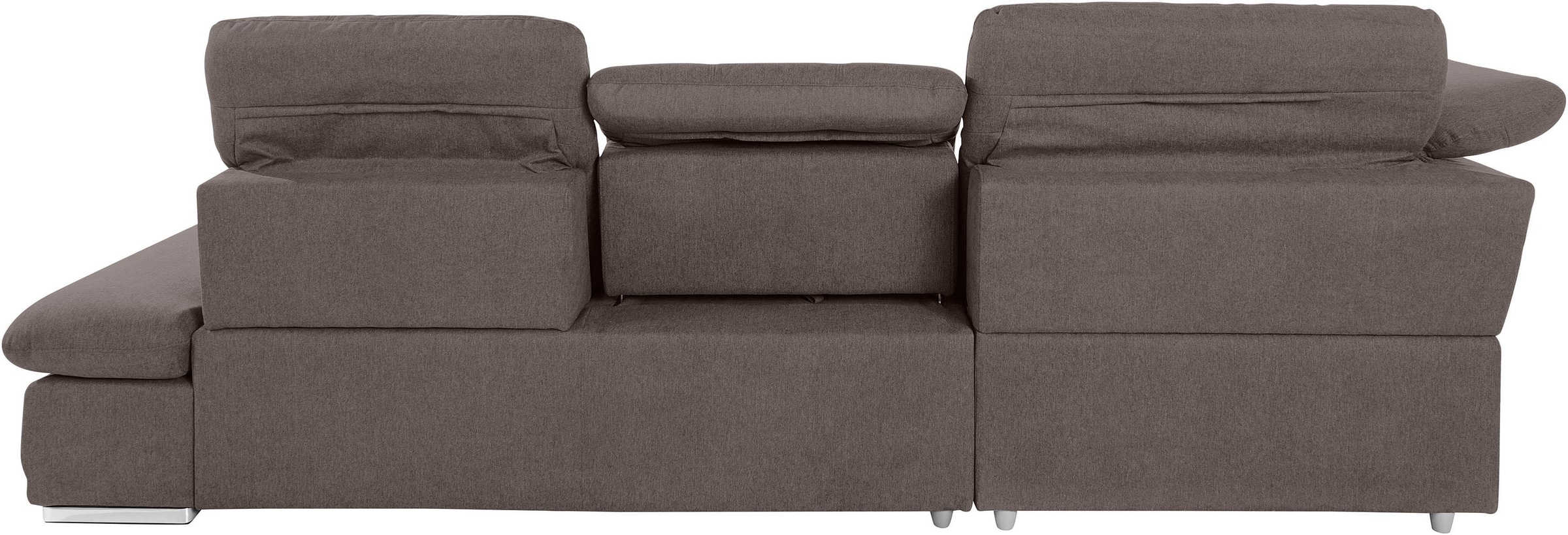 COTTA Ecksofa »Holiday L-Form mit Sitztiefen-, Armteil- und Kopfteilverstellung«, wahlweise mit Bettfunktion & Bettkasten