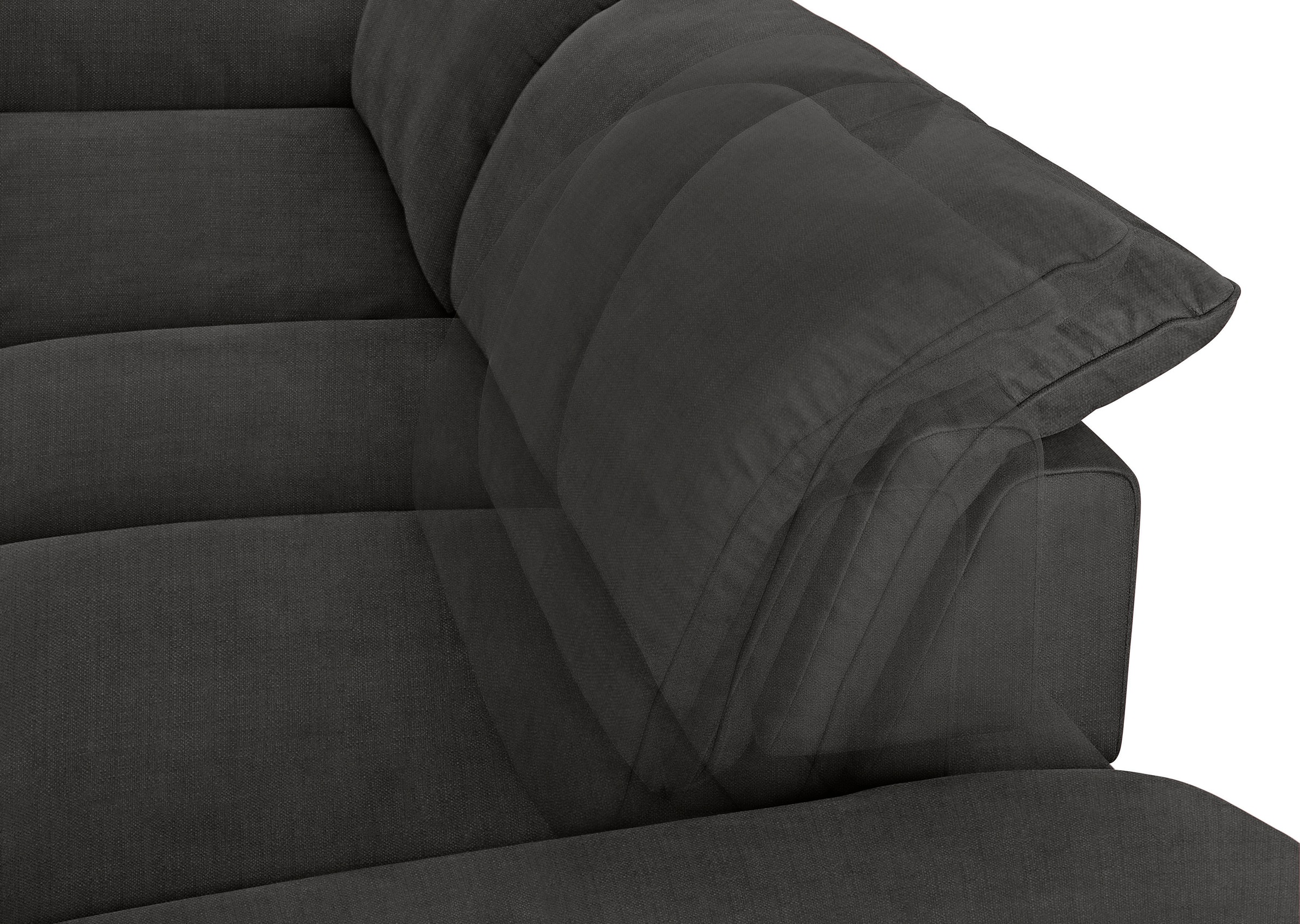 W.SCHILLIG Ecksofa »enjoy&MORE, Designsofa, bequem, zeitlos und elegant, L-Form«, Sitztiefenverstellung, Füße bronze pulverbeschichtet, Breite 310 cm