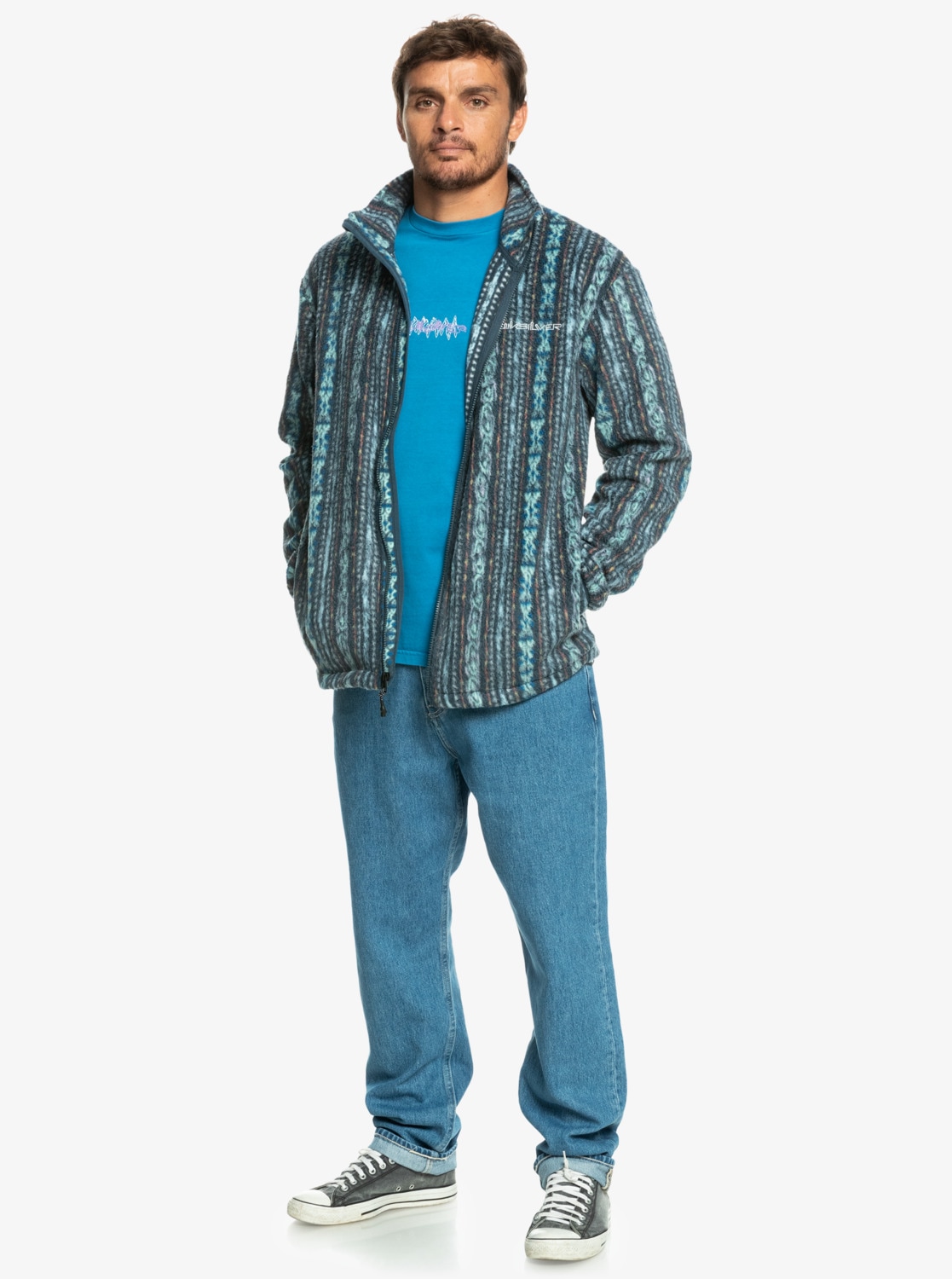 Quiksilver Fleecejacke »Clean Coasts«