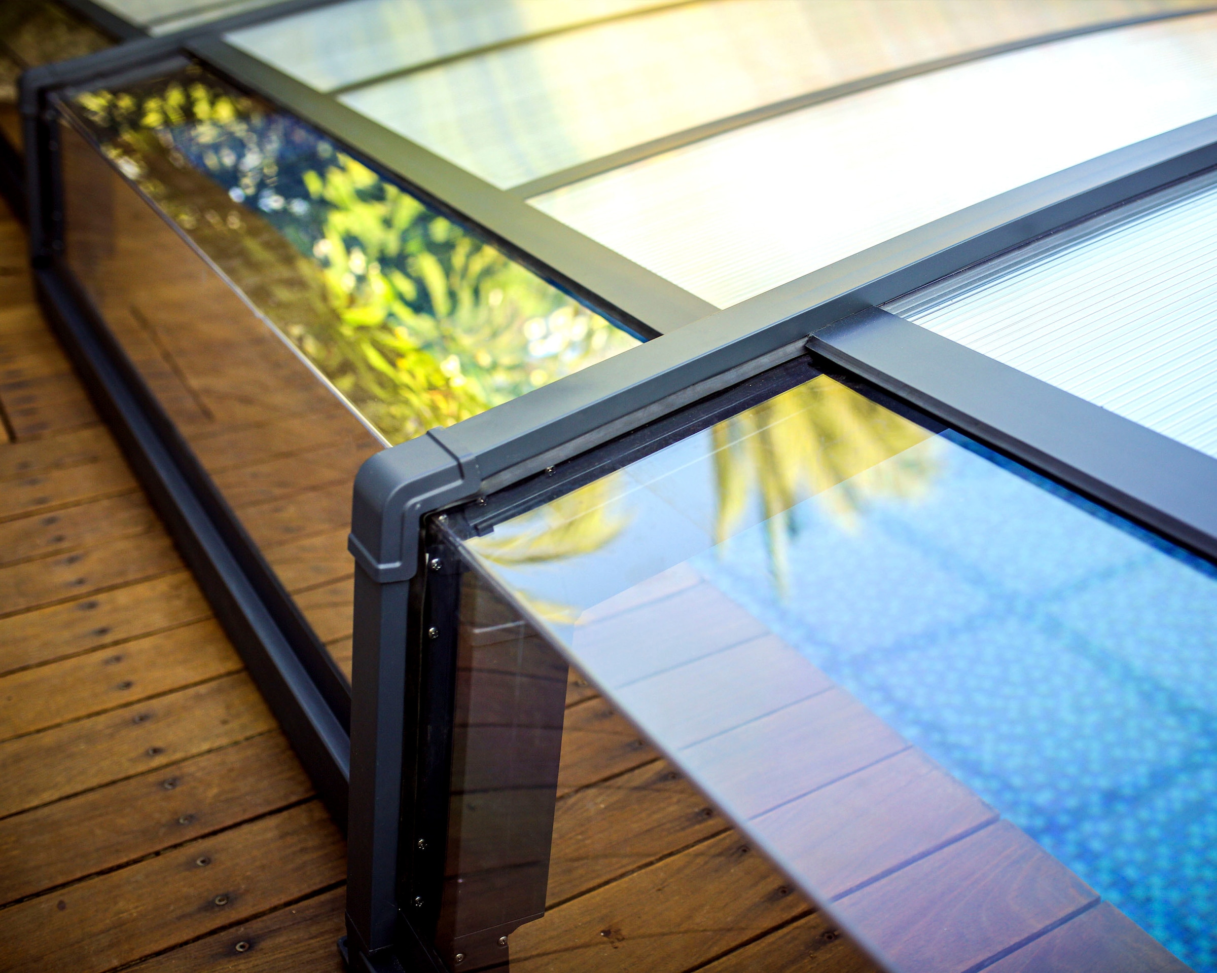 Palram - Canopia Poolverdeck »Palram - Canopia Poolüberdachung Majorca« für rechteckige Pools bis zu 4 x 6 m geeignet