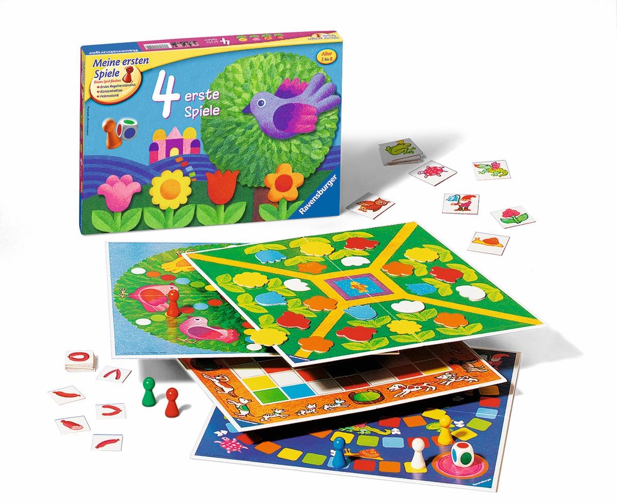 Ravensburger Spiel »4 erste Spiele«, Made in Europe