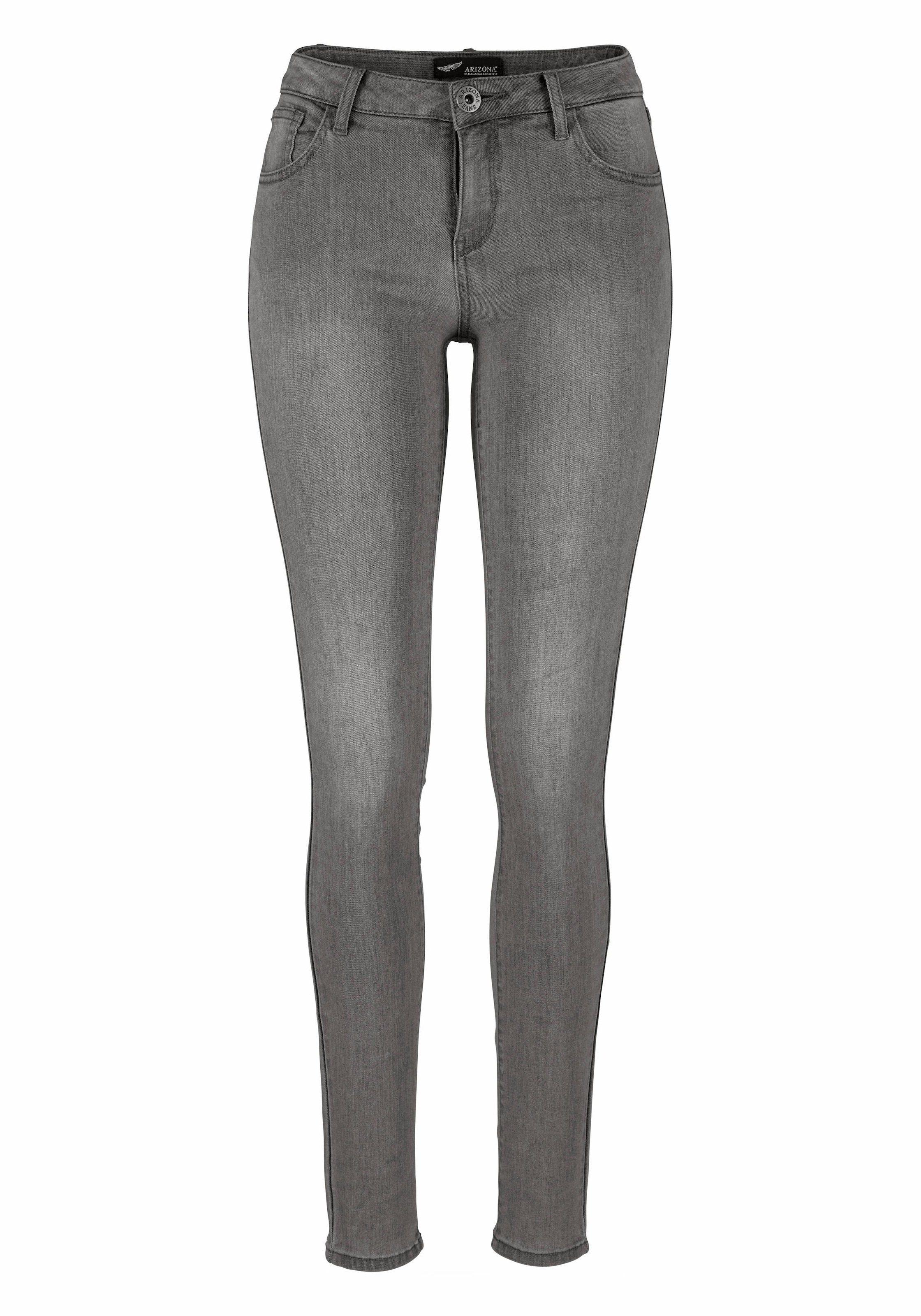 Arizona Skinny-fit-Jeans »Ultra-Stretch«, extra-enger Beinverlauf, normale Leibhöhe, mit Eingrifftaschen