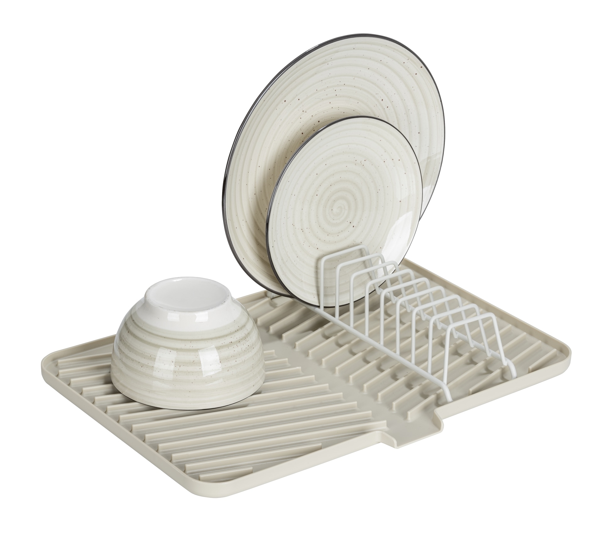 SCHÖNER WOHNEN-Kollektion Abtropfmatte »ARIANA« robuster Geschirrabtropfer mit Ablaufrinne, platzsparend, rutschfest