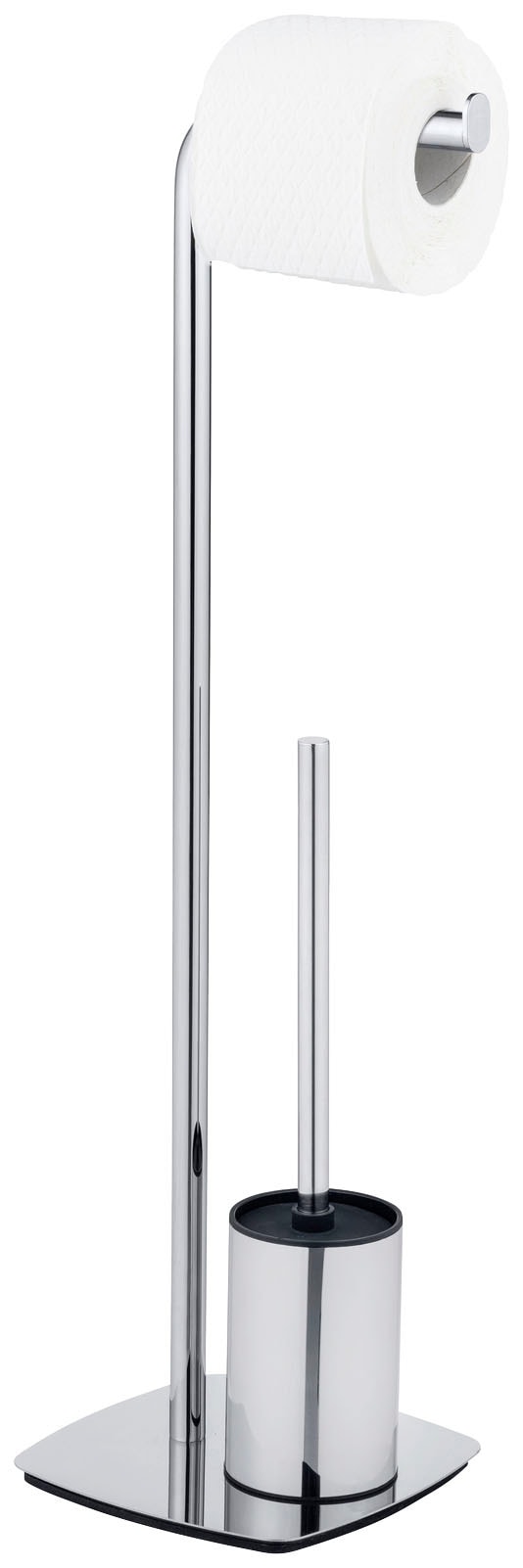 WENKO WC-Garnitur »Iria«, aus Metall, mit Papierrollenhalter und WC-Bürste