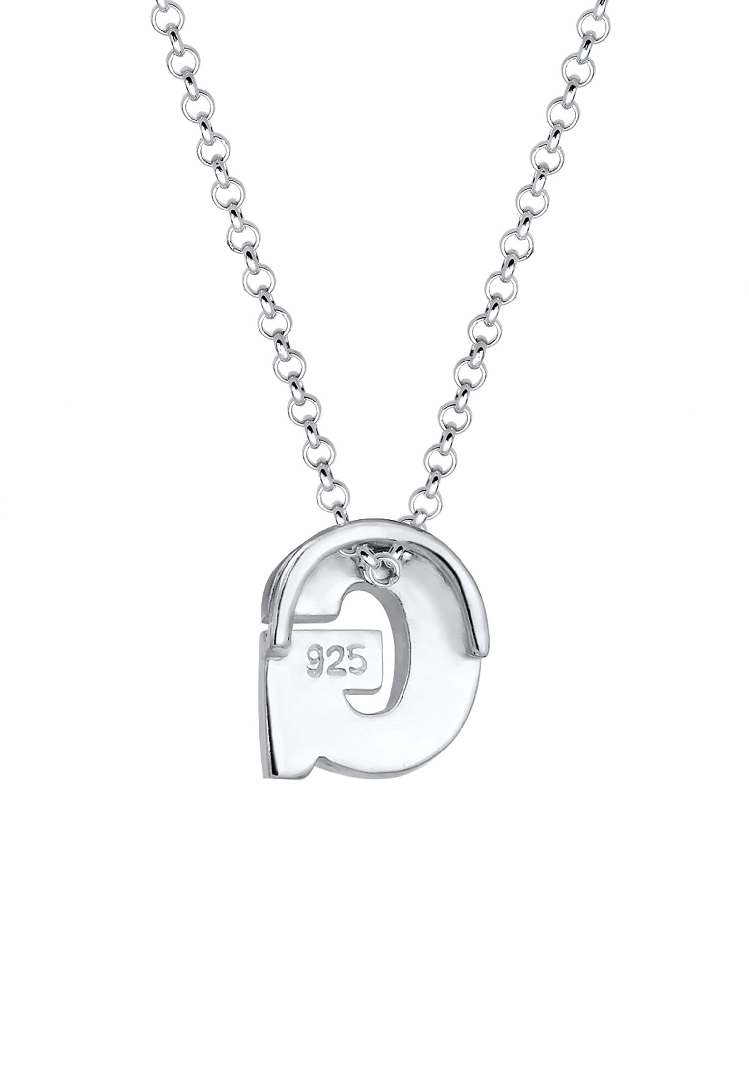 Elli Kette mit Anhänger »Buchstabe G Initialen Trend Minimal 925 Silber«