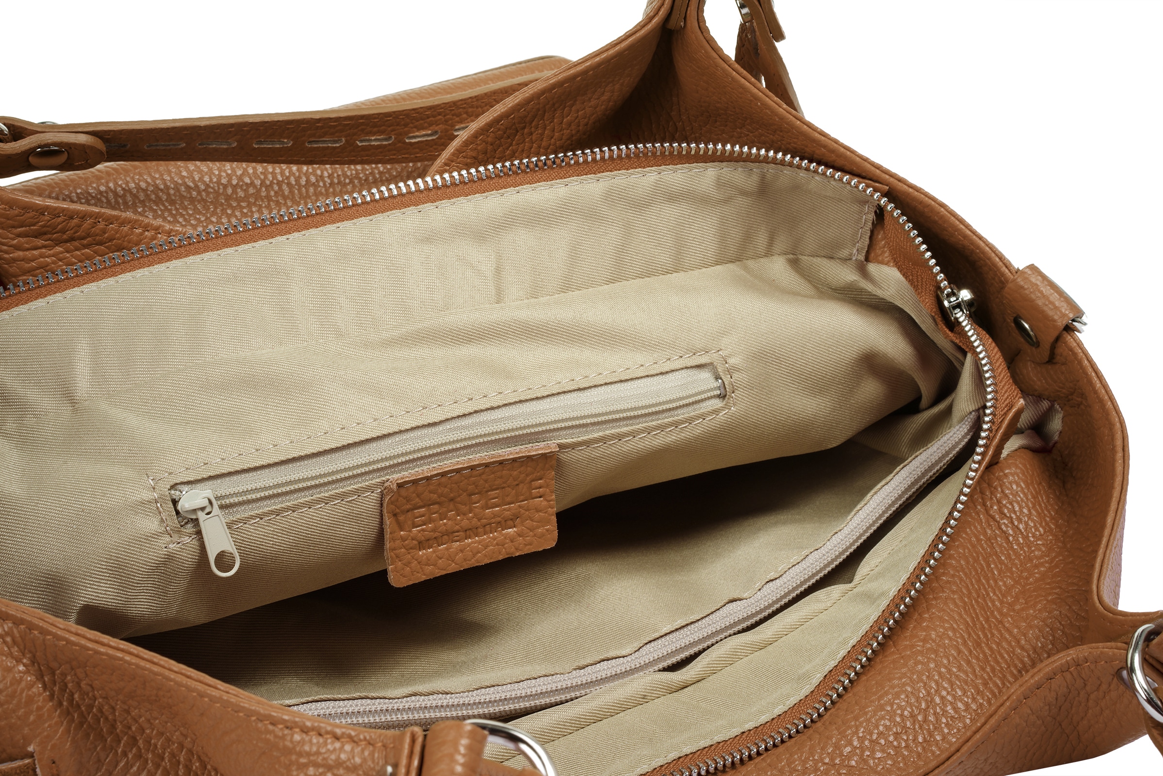 Samantha Look Shopper, echt Leder, Made in Italy