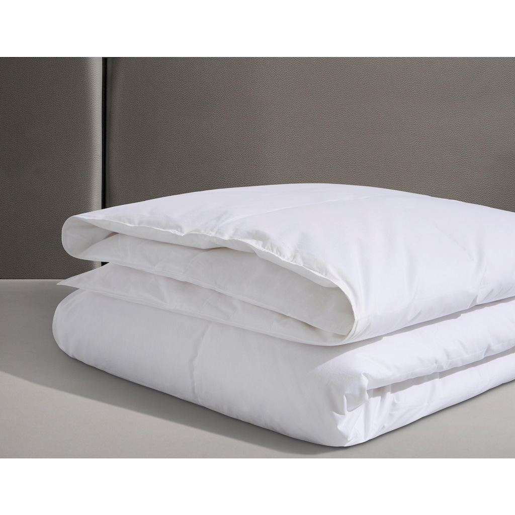 Excellent Daunenbettdecke »Zürich Bestseller Decke«, leicht, Füllung 100% Daunen, Bezug 100% Baumwolle, (1 St.), Bettdecke in 5 Wärmeklassen, hergestellt in Deutschland