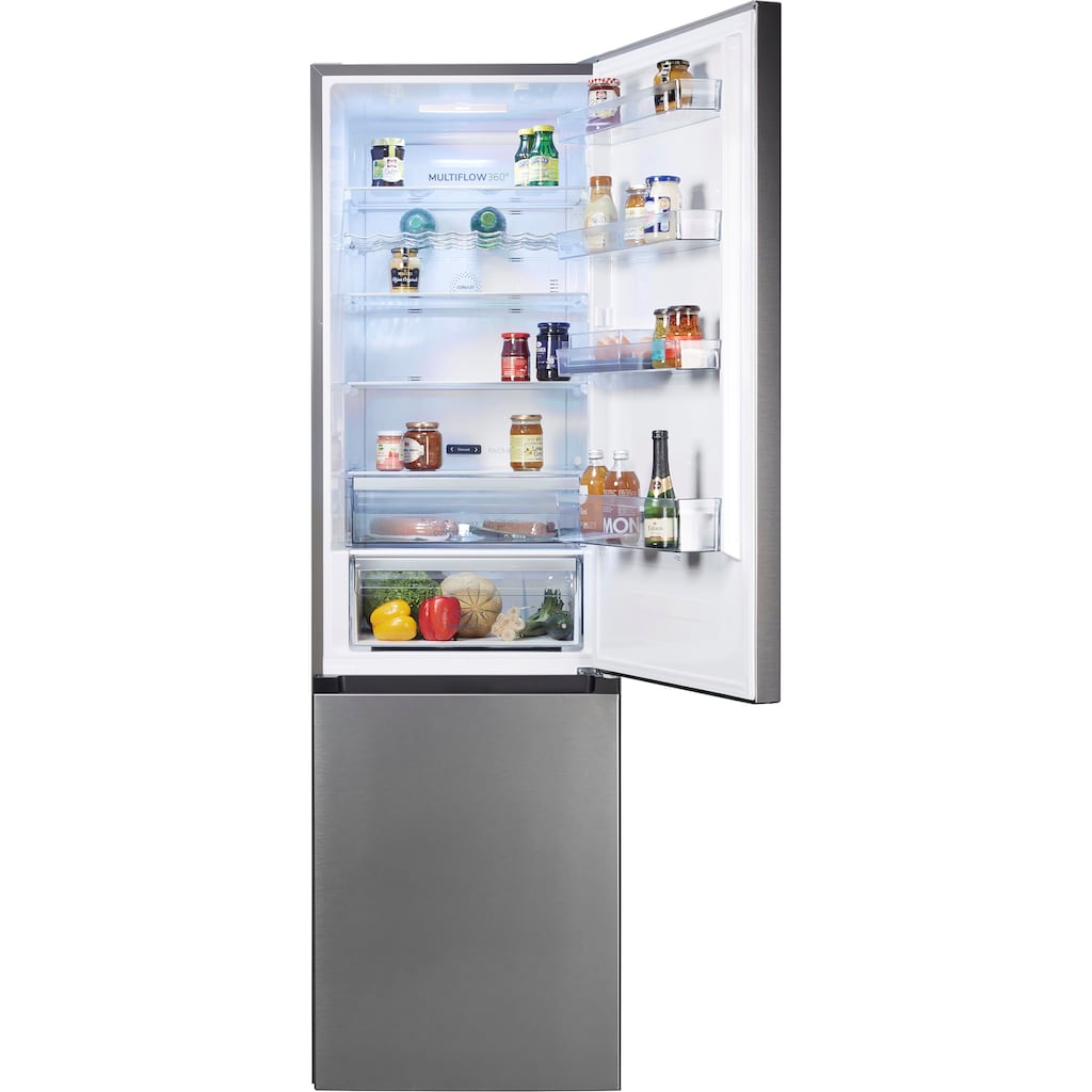 GORENJE Kühl-/Gefrierkombination, NRC6204SXL4, 200 cm hoch, 60 cm breit