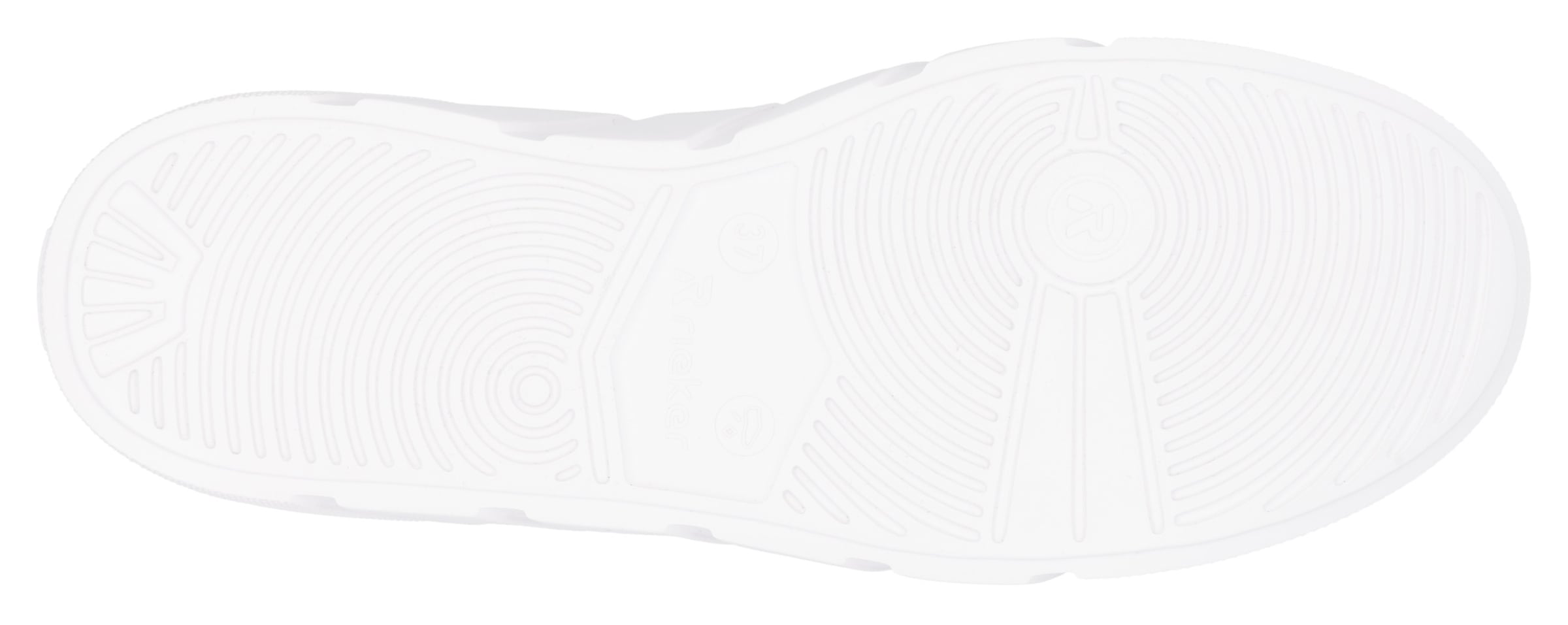 RIEKER Sport Plateausneaker  , Freizeitschuh, Halbschuh, Schnürschuh mit seitlicher Perforation