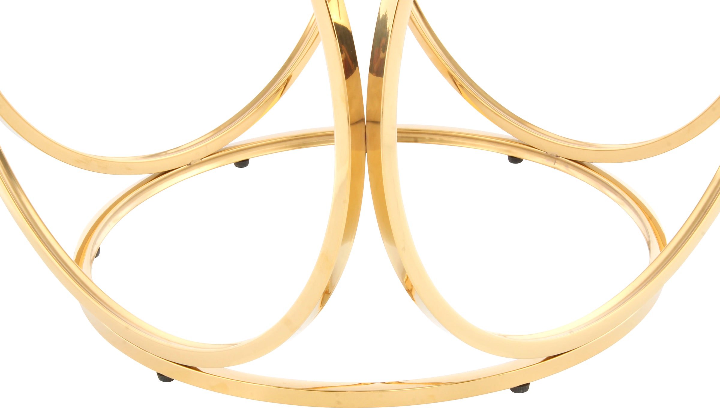 Kayoom Beistelltisch »Whitney 225,Beistelltisch mit offenem Design, Gestell aus Metall«, (1 St.), Glamouröses Design, hochwertige Verarbeitung, pflegeleicht