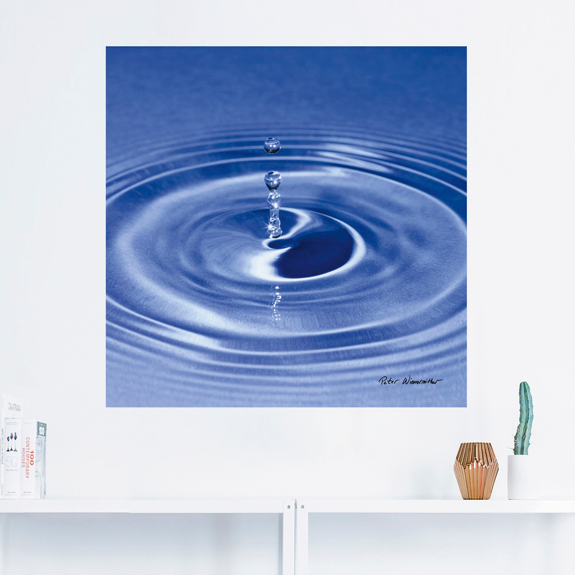 Artland Wandfolie »Wassertropfen«, Zen, (1 St.), selbstklebend