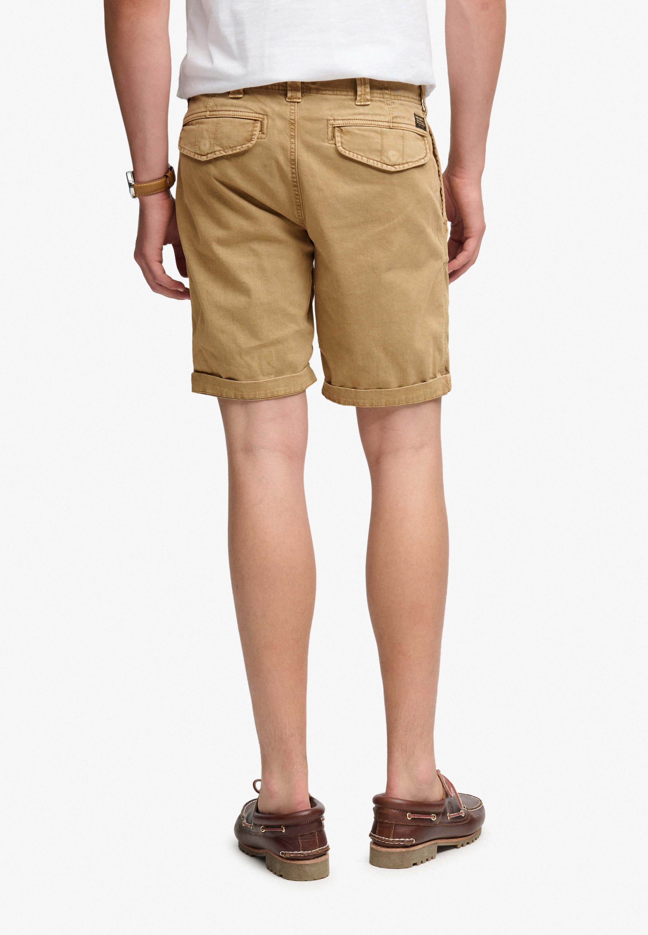 Superdry Chinoshorts »UTILITY CHINO SHORT«  mit Baumwollmischung, Relaxed Fit, knielang, aus Webmaterial