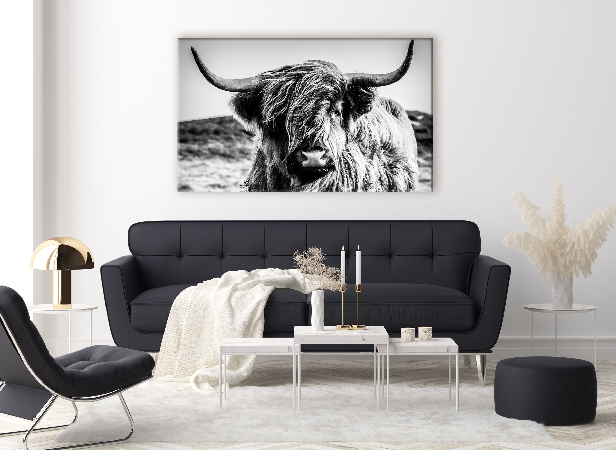 Bönninghoff Leinwandbild »Hochlandrind« 1 Stk. tlg. günstig online kaufen