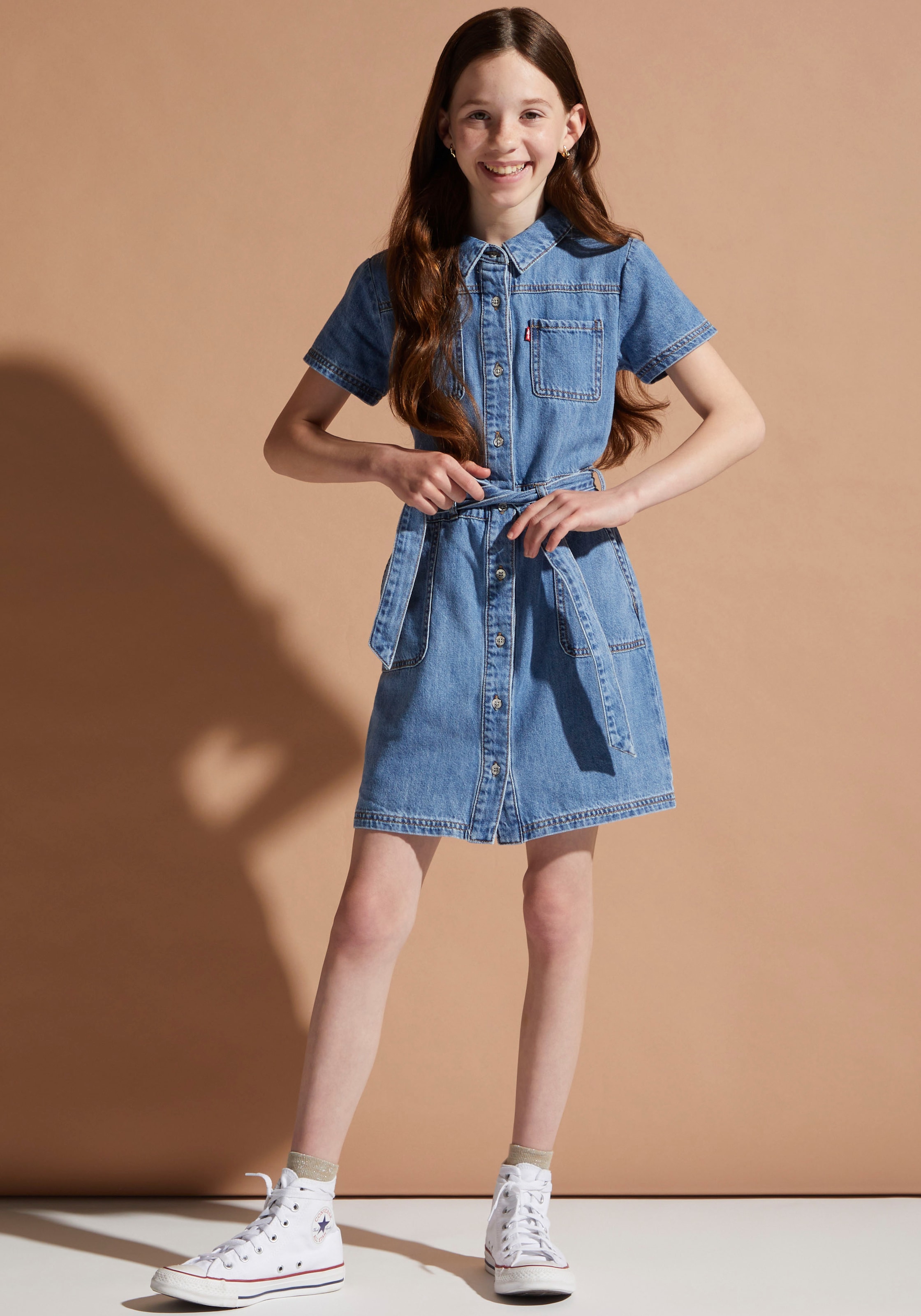 Levi's® Kids Jeanskleid »LVG ORGANIC UTILITY DRESS«, for GIRLS