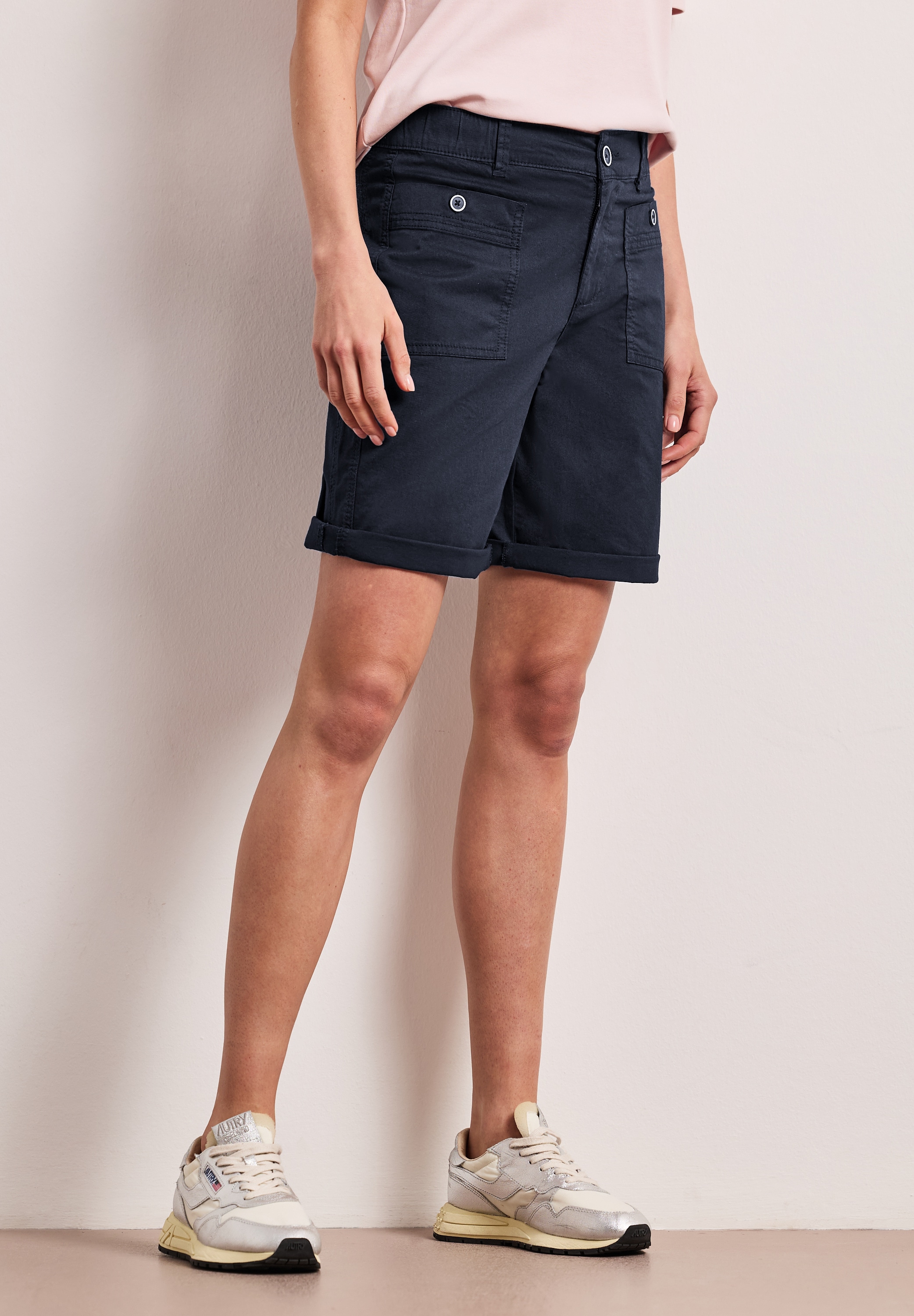 STREET ONE Bermudas »Style Yulius«  Sommershorts mit Turn-Up