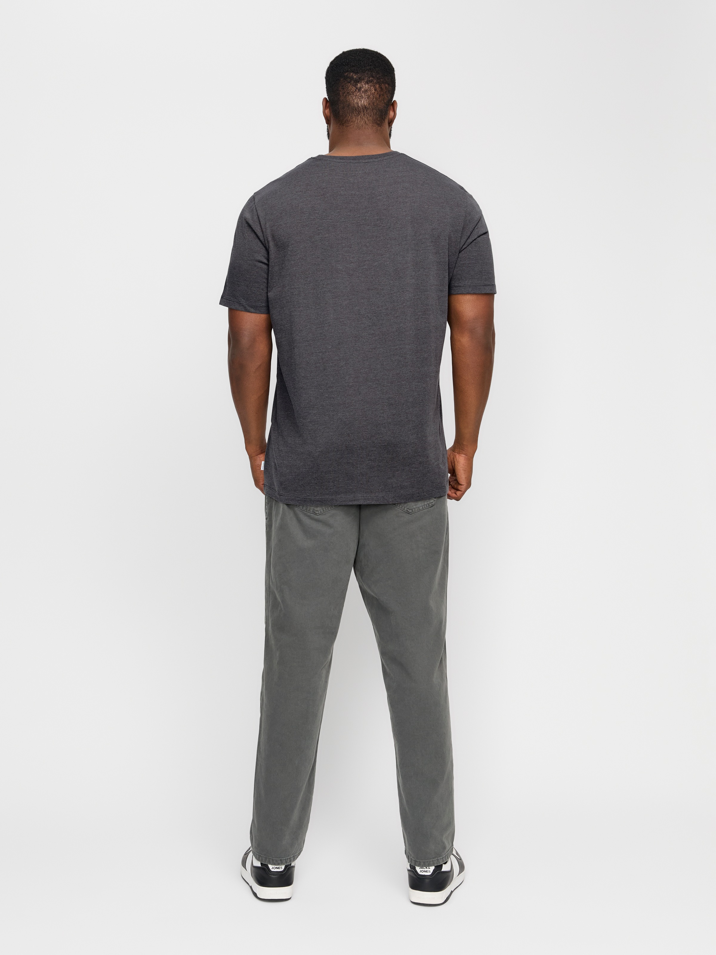 Jack & Jones PlusSize Rundhalsshirt »JJEORGANIC MEL TEE SS O-NECK NOOS PLS«