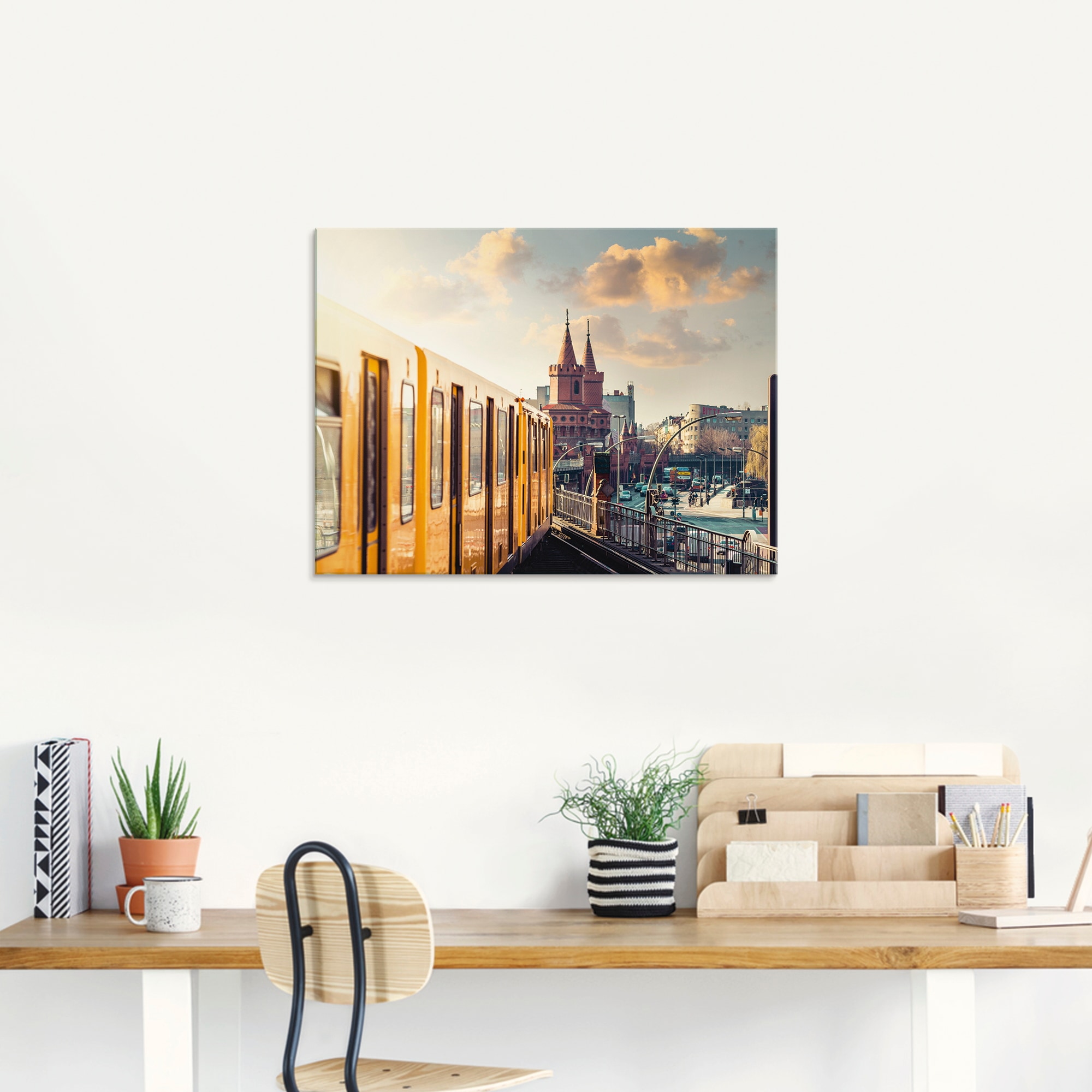 Artland Glasbild "Berlin Oberbaumbrücke 2", Deutschland, (1 St.), in versch günstig online kaufen