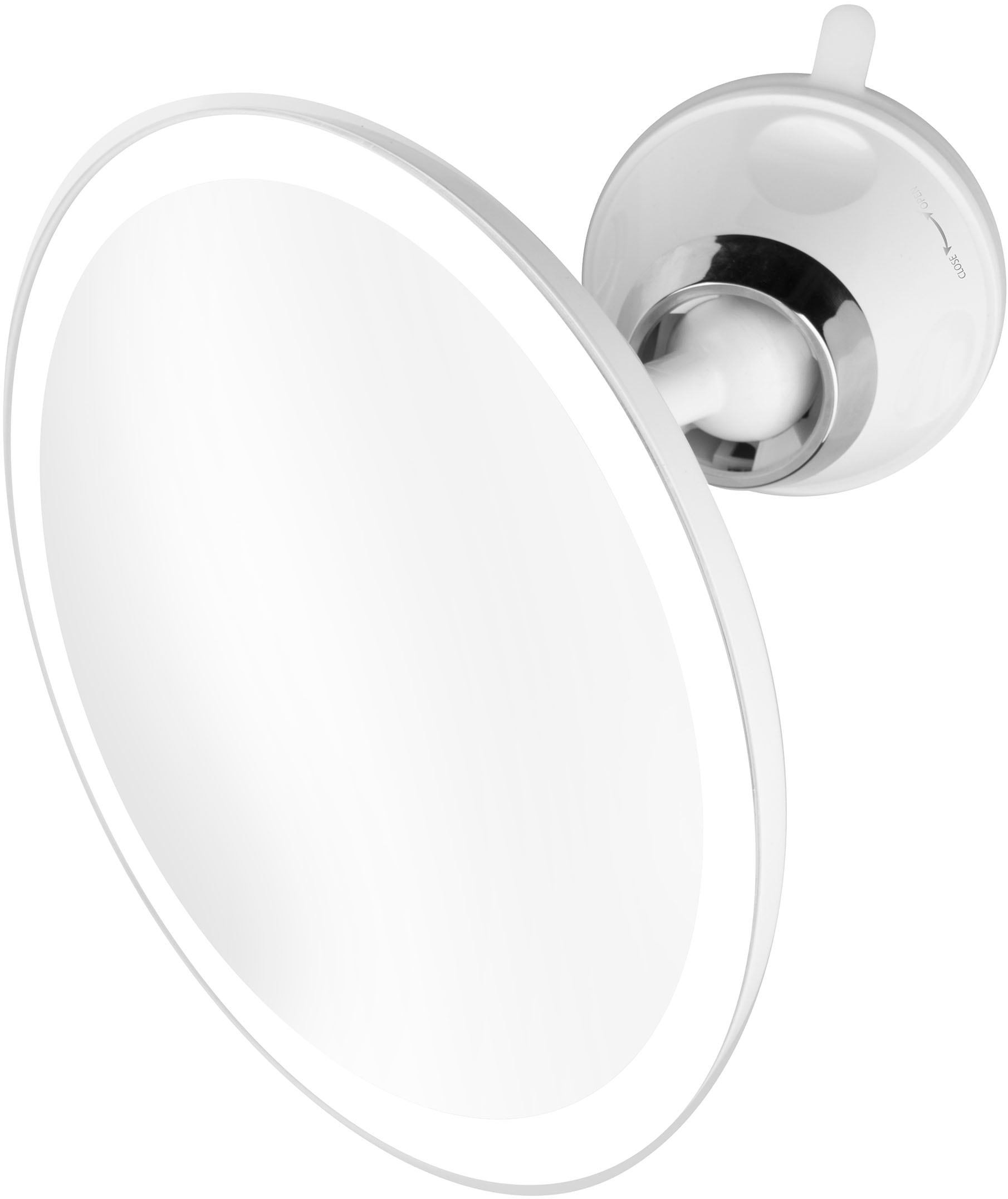 Medisana LED-Lichtspiegel »CM 850«, Starke Haftung, helle LED, großer Spiegel, 5-fach Vergrößerung.