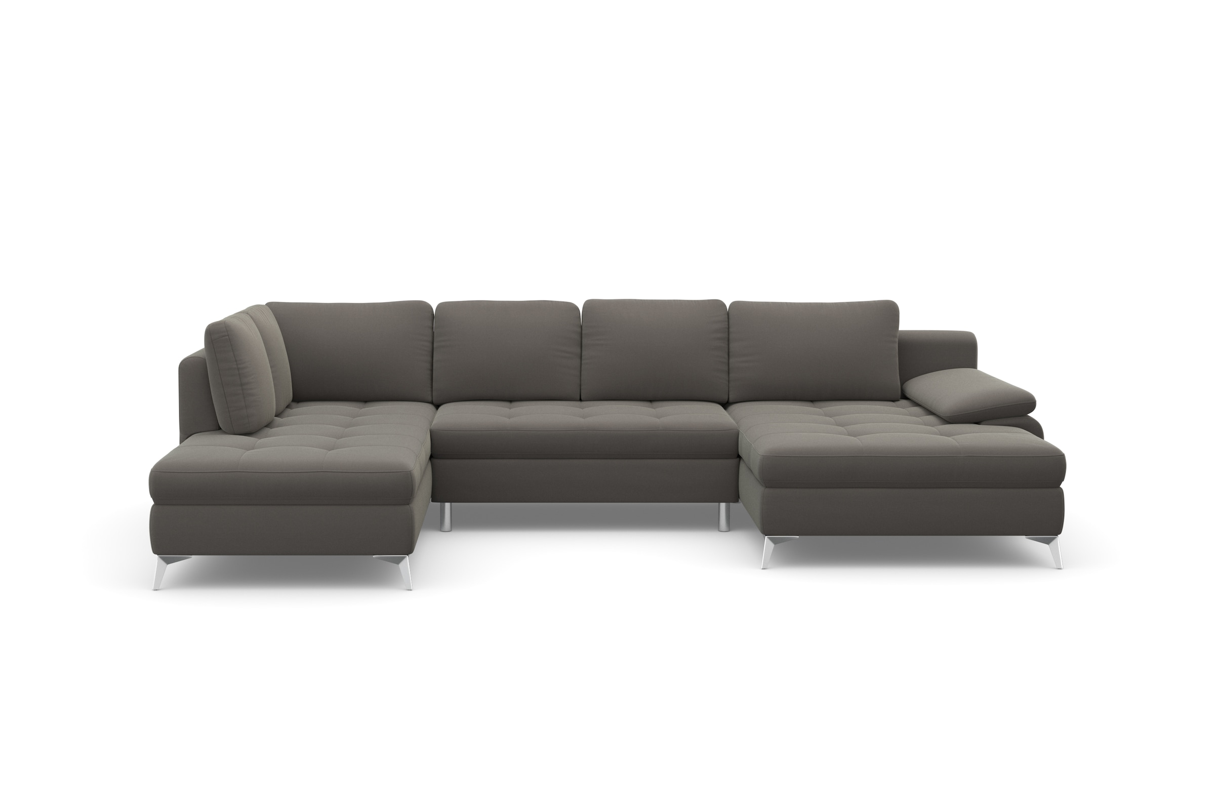 sit&more Wohnlandschaft »Latigo U-Form« mit Recamiere, wahlweise mit Bettfu günstig online kaufen