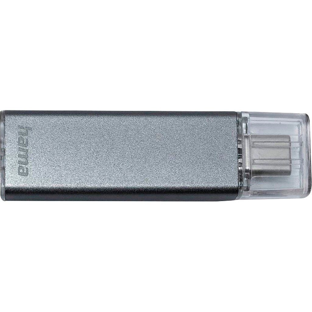 Hama USB-Stick »USB-Stick "Uni-C Classic", USB-C 3.1, 32GB, 70 MB/s, Anthrazit«, (Lesegeschwindigkeit 70 MB/s)