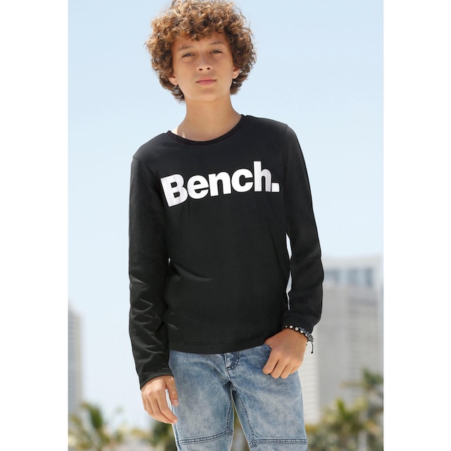 Bench. Langarmshirt »Basic«, mit Logodruck online kaufen
