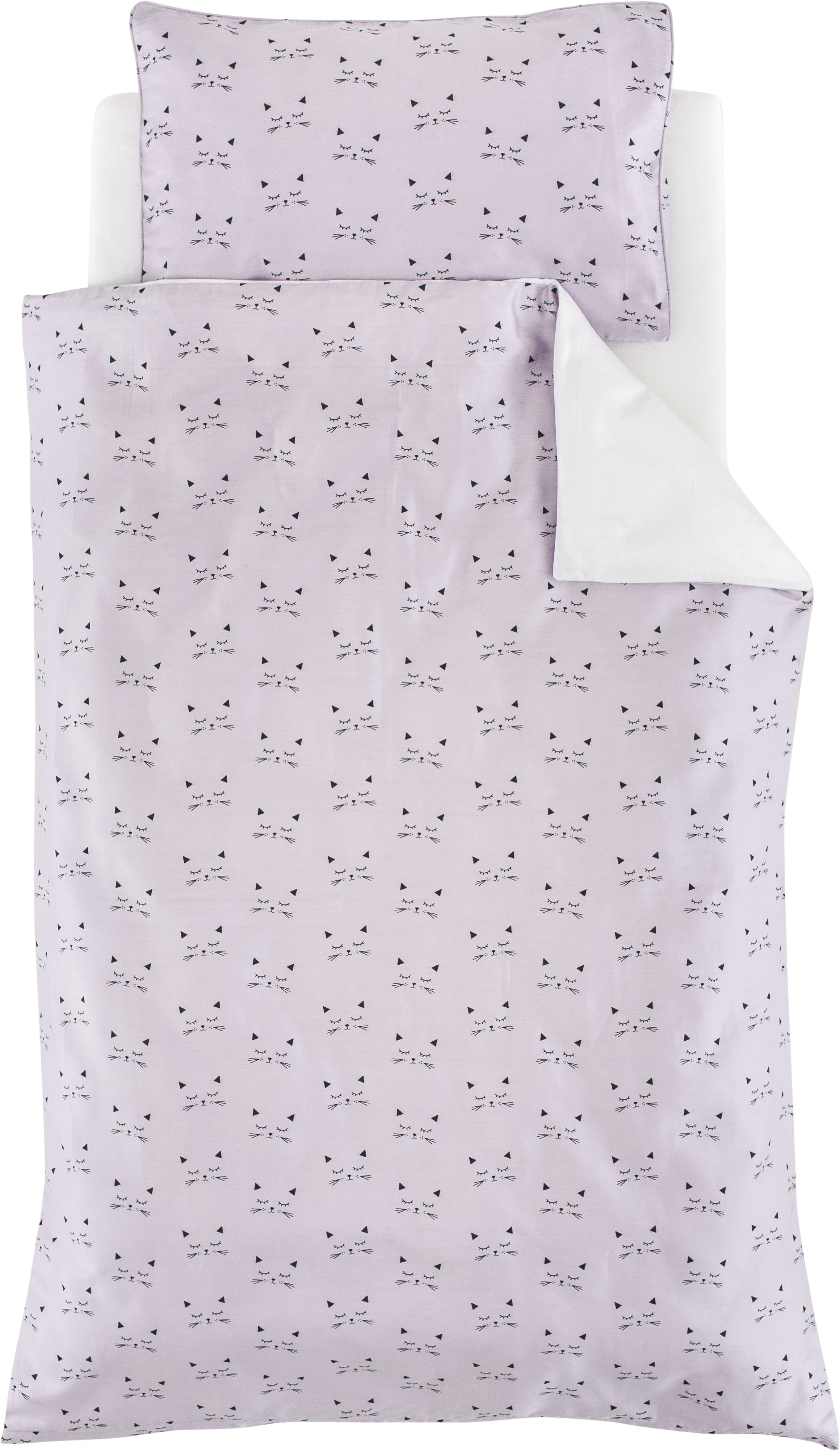 Träumeland Babybettwäsche »kuschelweiche Bettwäsche Schmusekatze« 2 Stk. tl günstig online kaufen