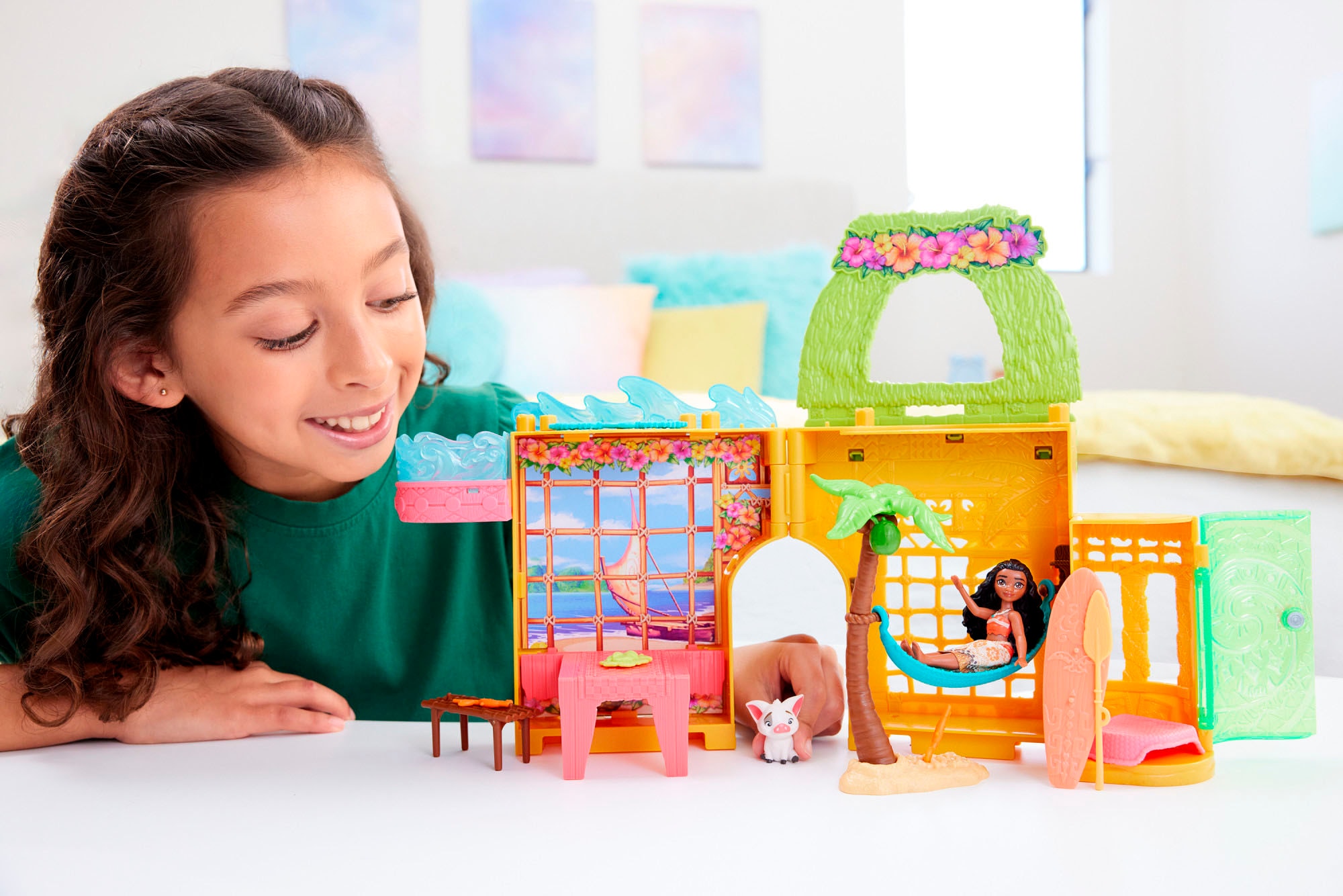 Mattel® Spielwelt »Disney Prinzessin Kleine Puppen Vaiana Stapelschloss«