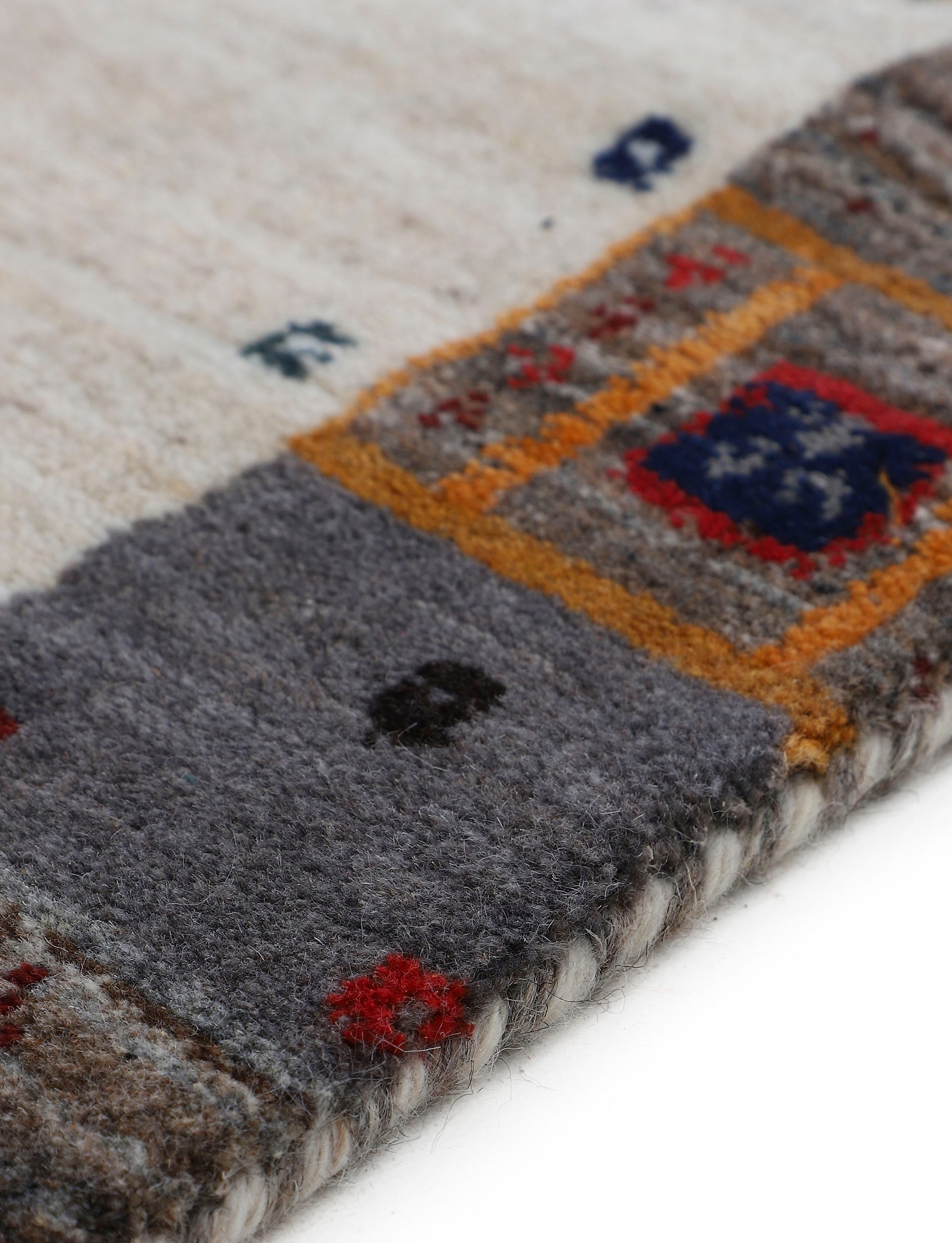 carpetfine Wollteppich »Gabbeh Vida«, rechteckig, 15 mm Höhe, reine Wolle, weicher Flor, auch als Läufer erhältlich